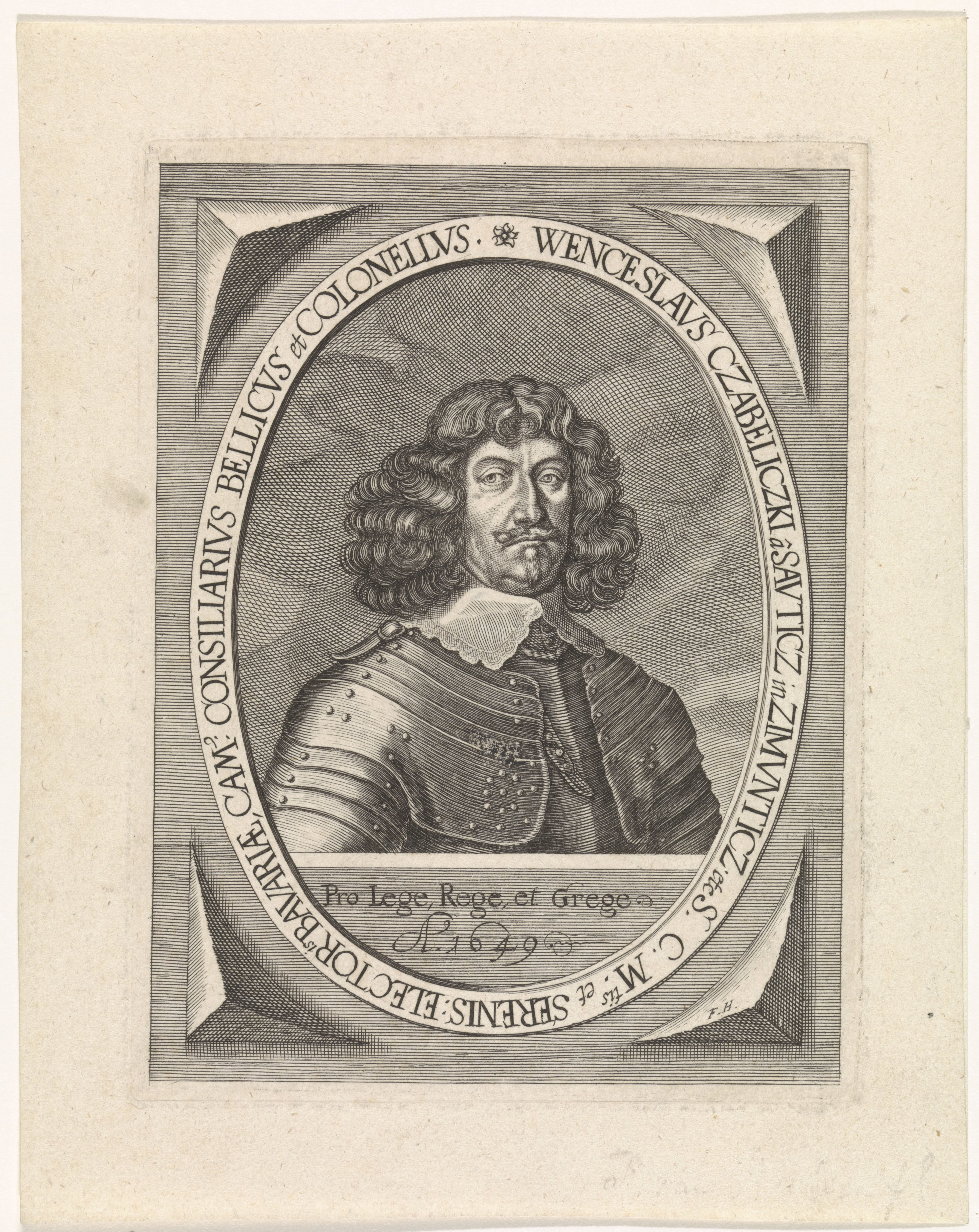 Portret van Wenzel Czabeliczki von Sauticz