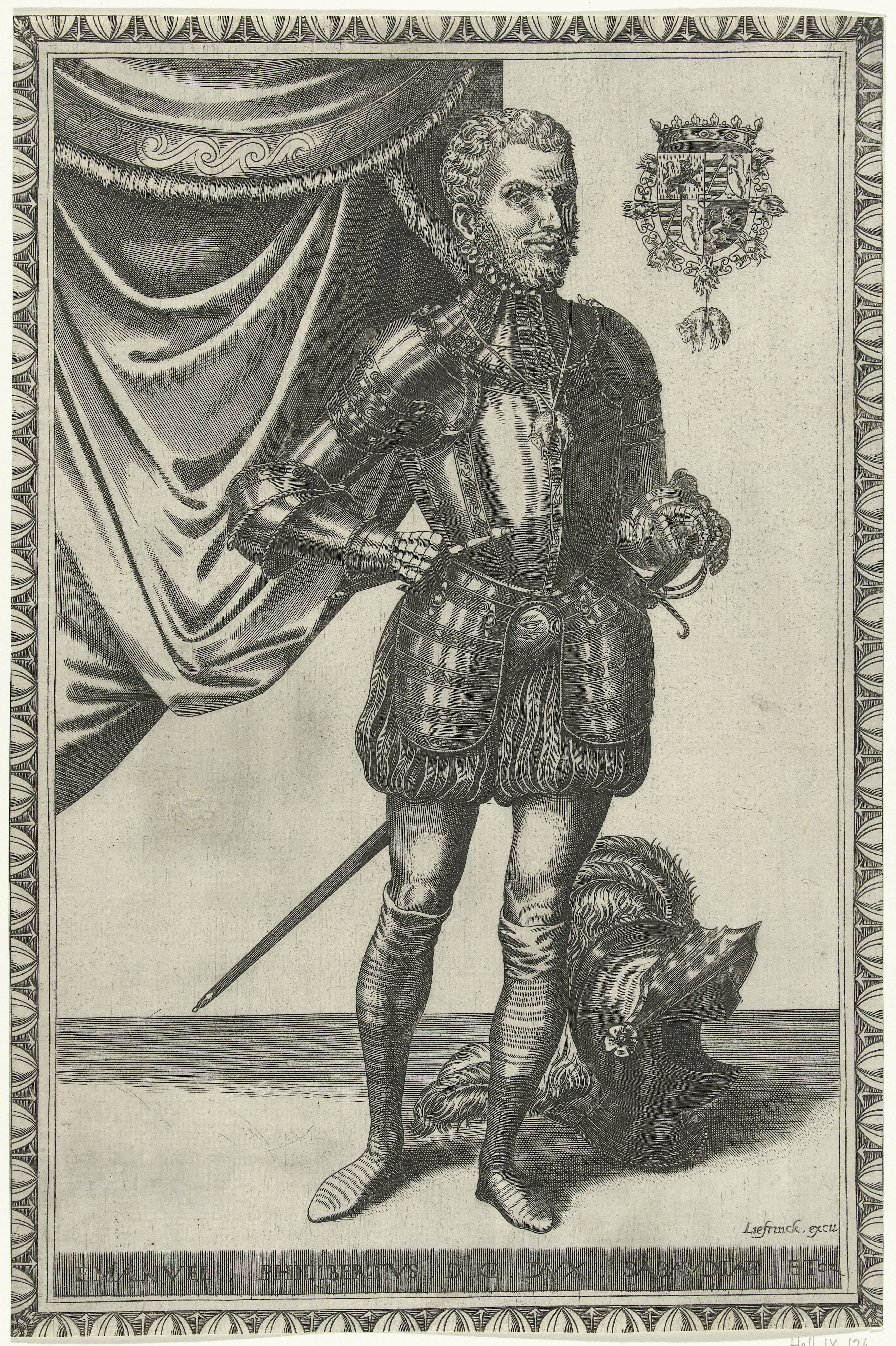 Portret van hertog Emanuel Philibert van Savoye