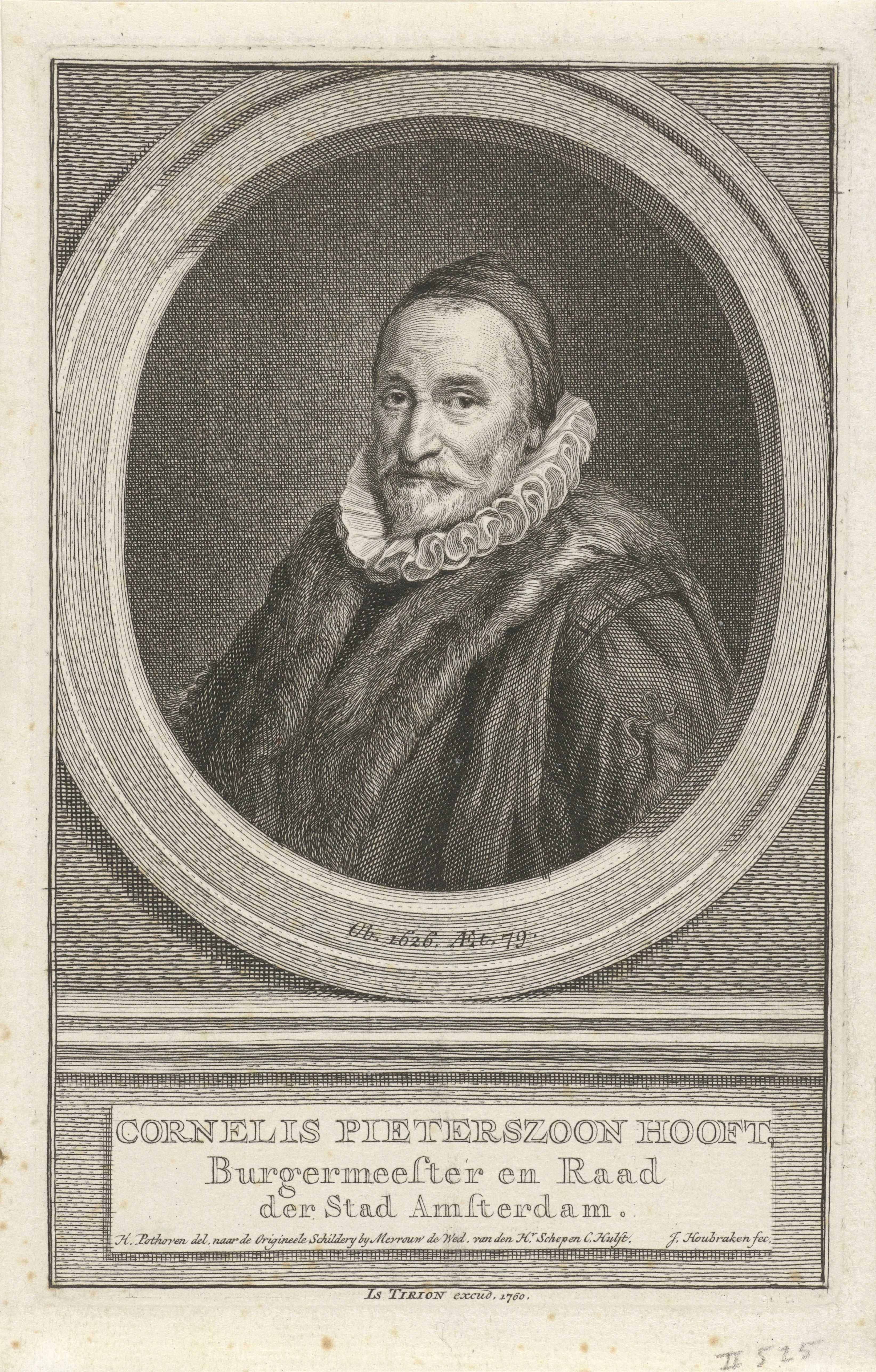 Portret van Cornelis Pietersz. Hooft