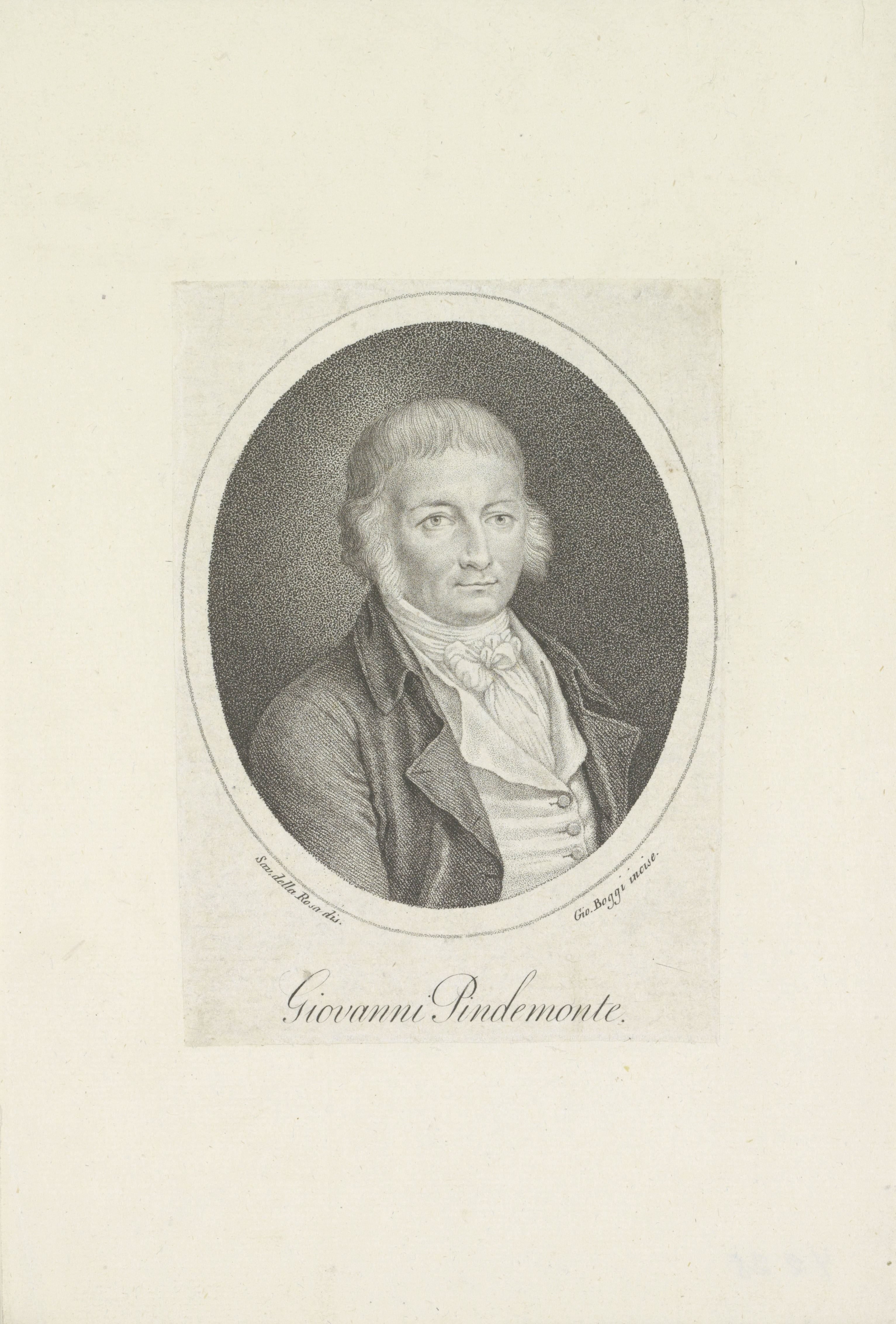 Portret van dichter Giovanni Pindemonte