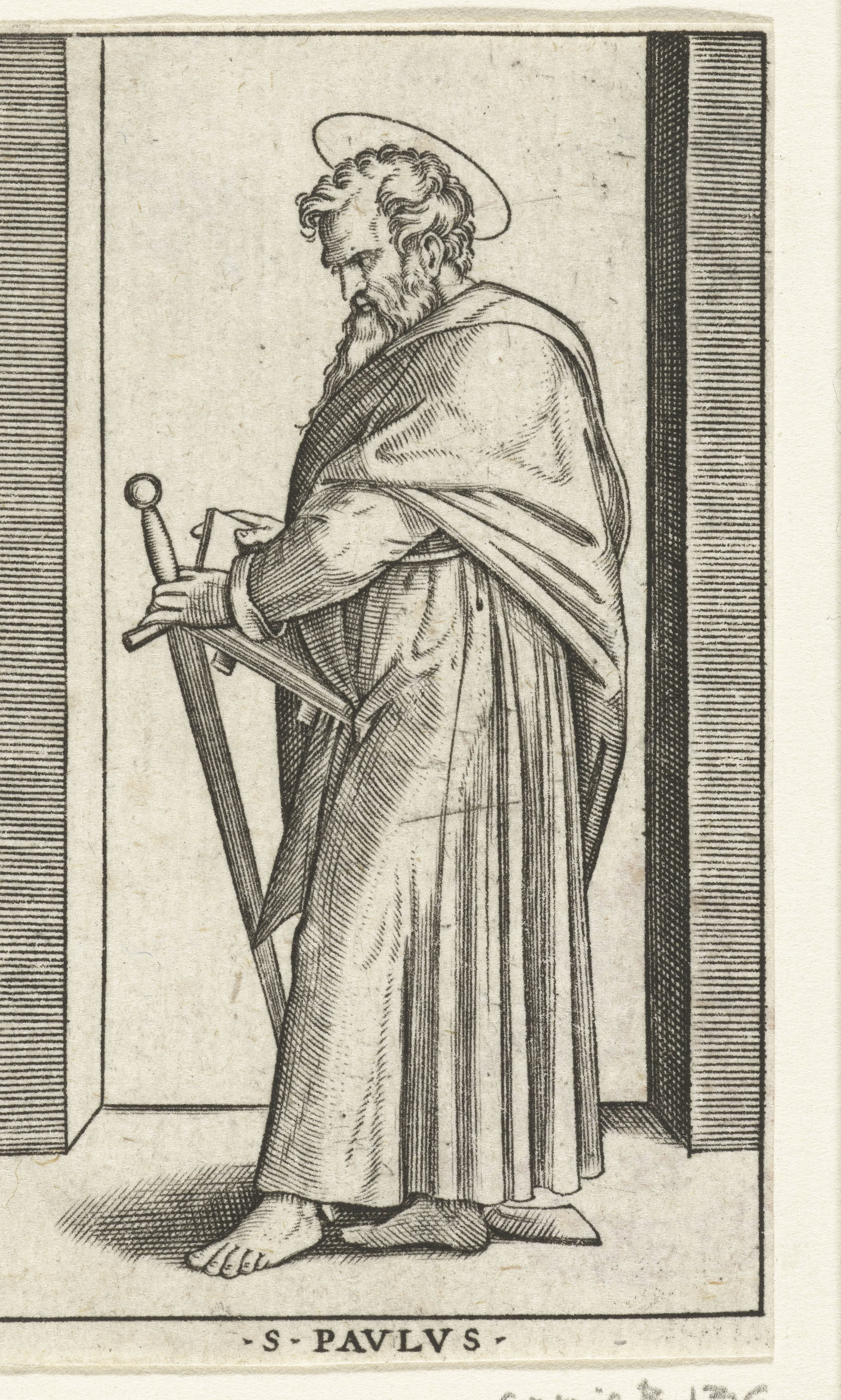 Apostel Paulus met zwaard