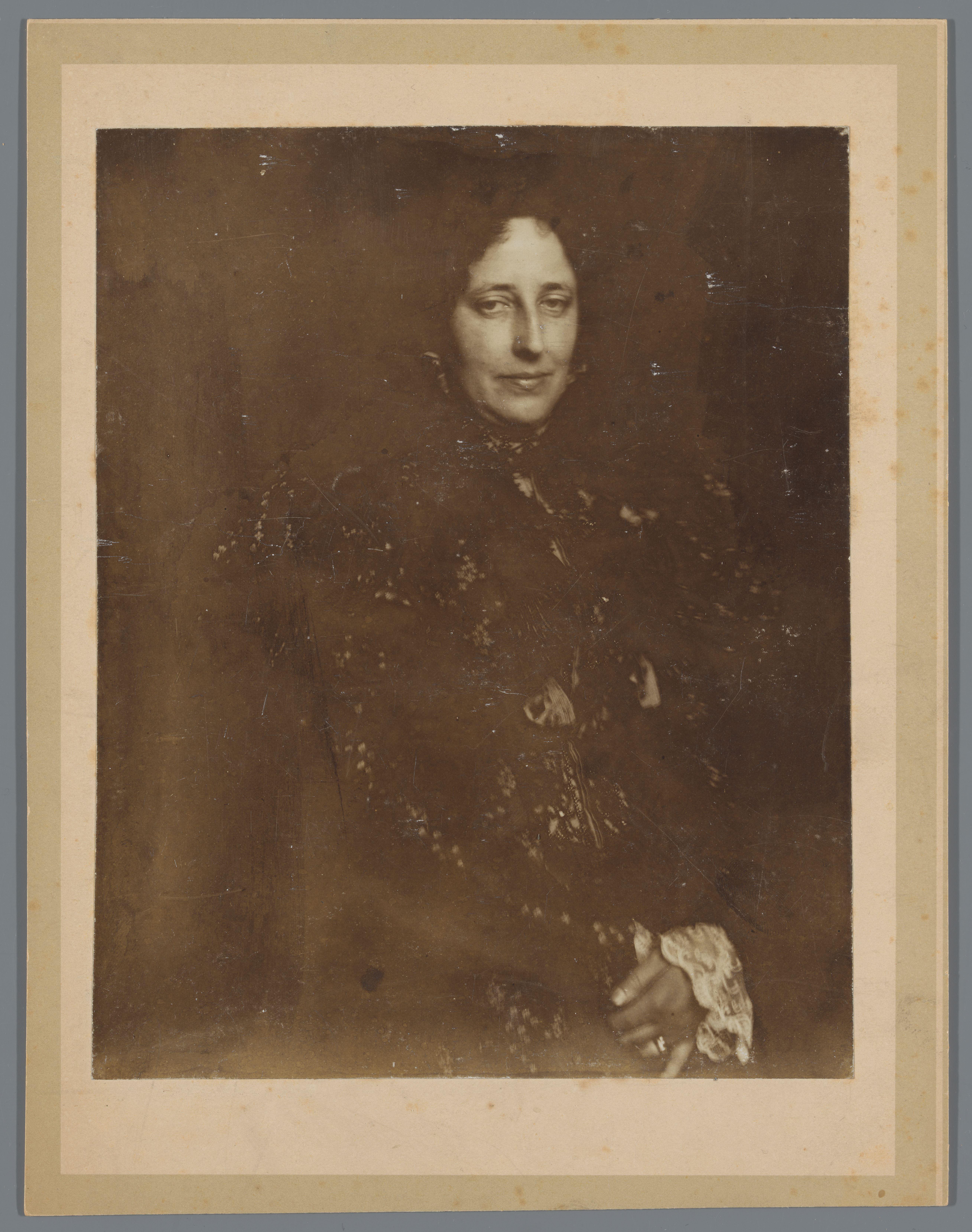 Portret van Johanna Stam, de echtgenote van de schilder Herman van der Weele