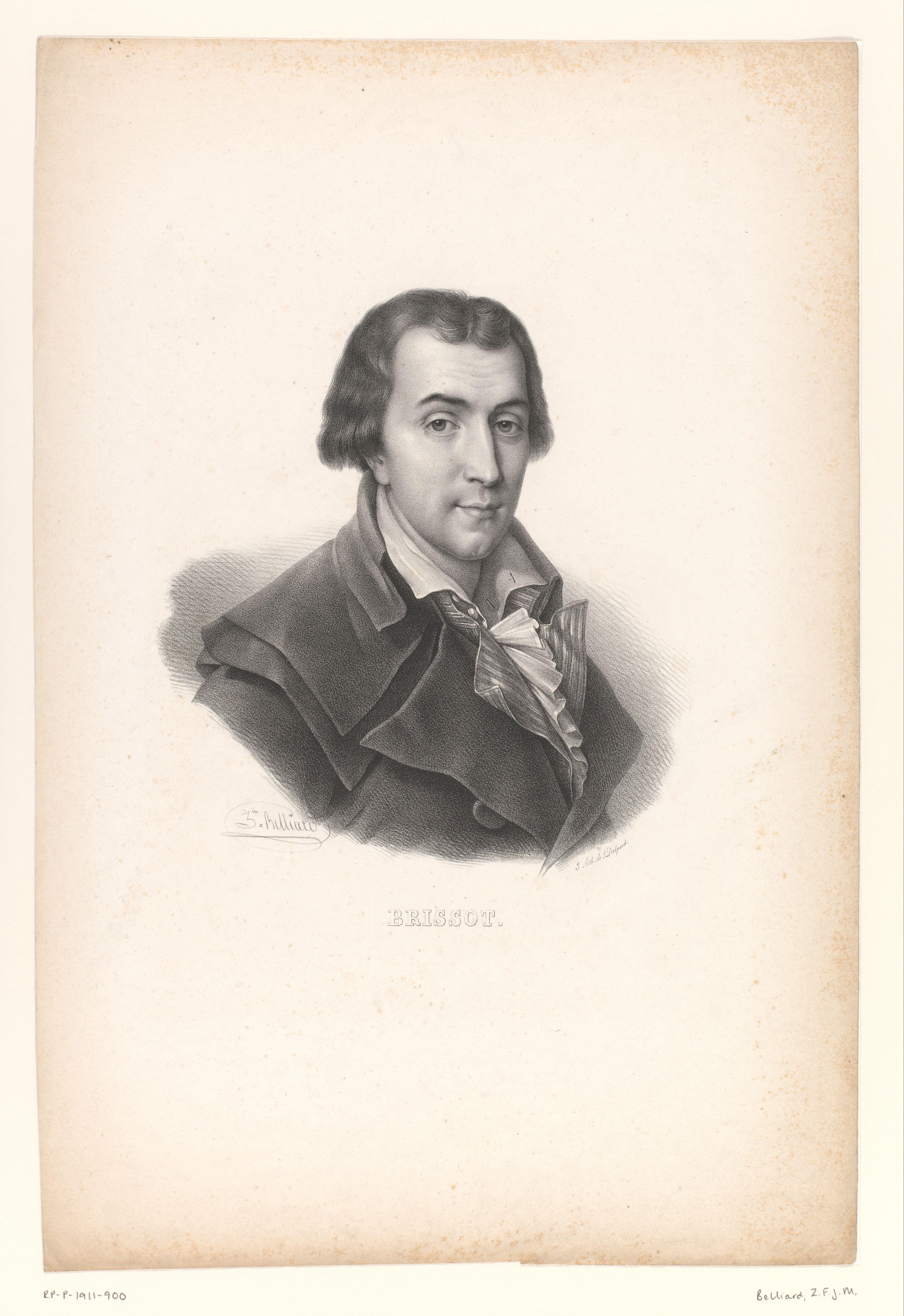 Portret van de journalist en politicus Jacques Pierre Brissot