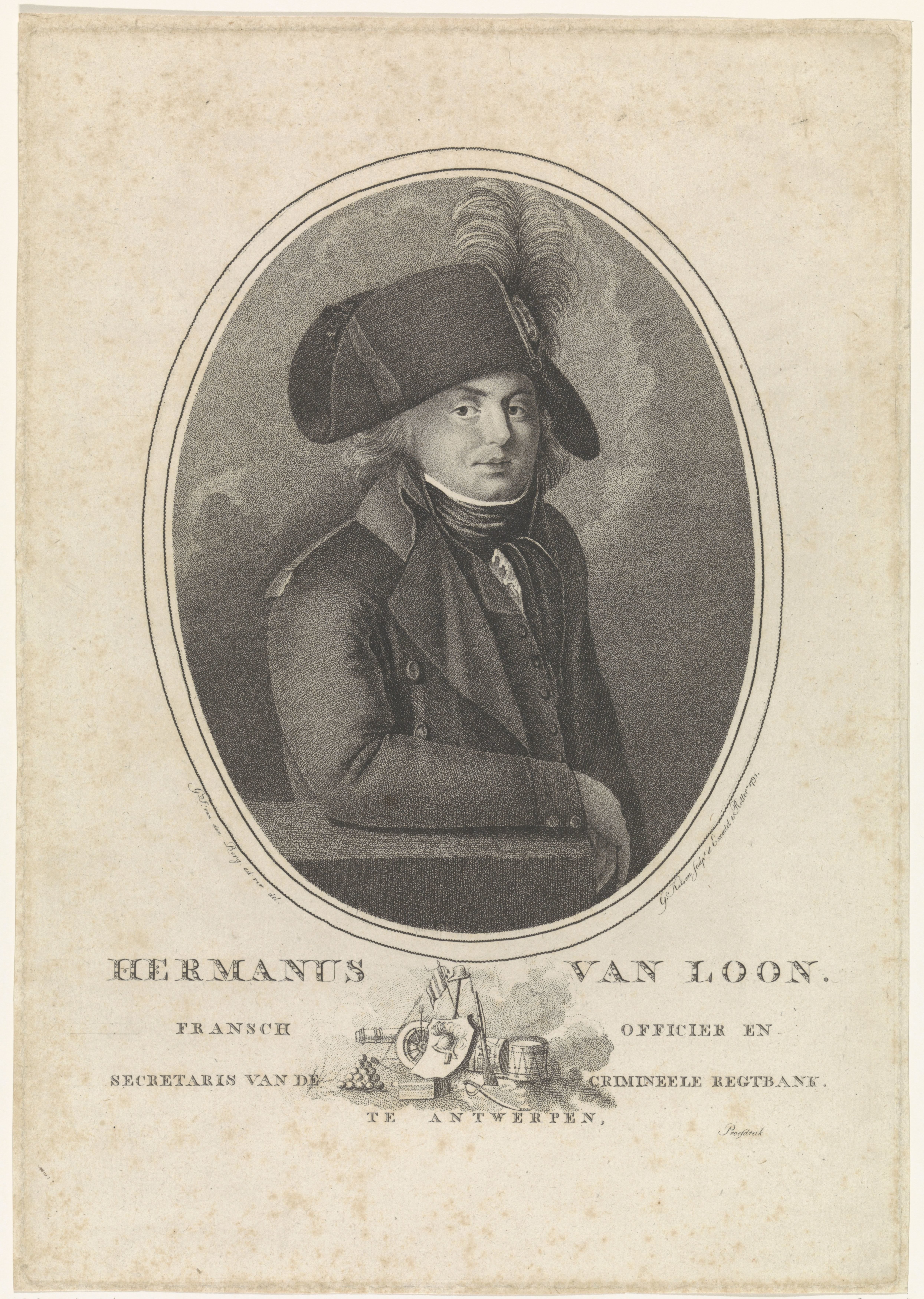 Portret van Hermanus van Loon