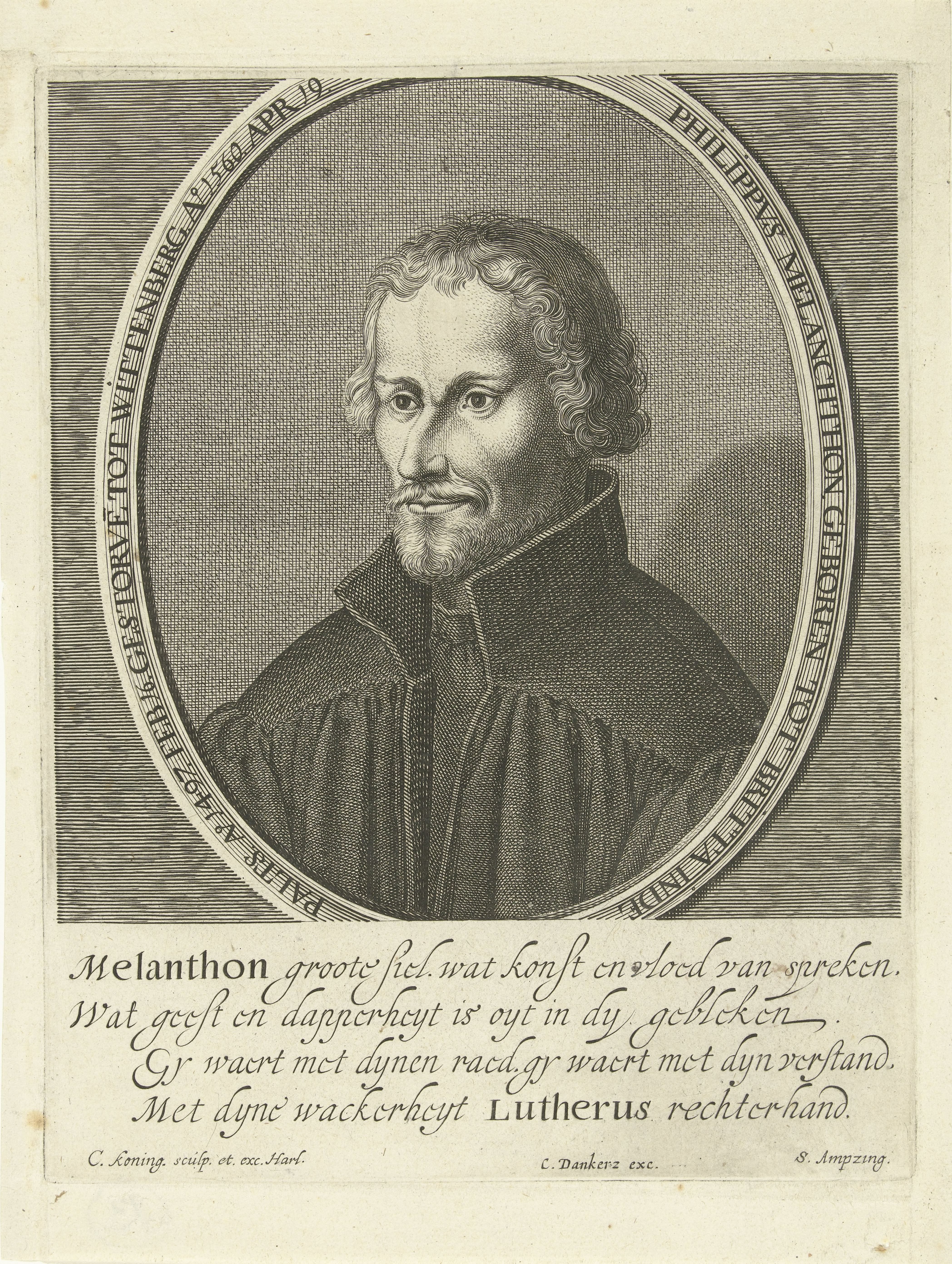 Portret van Philipp Melanchthon