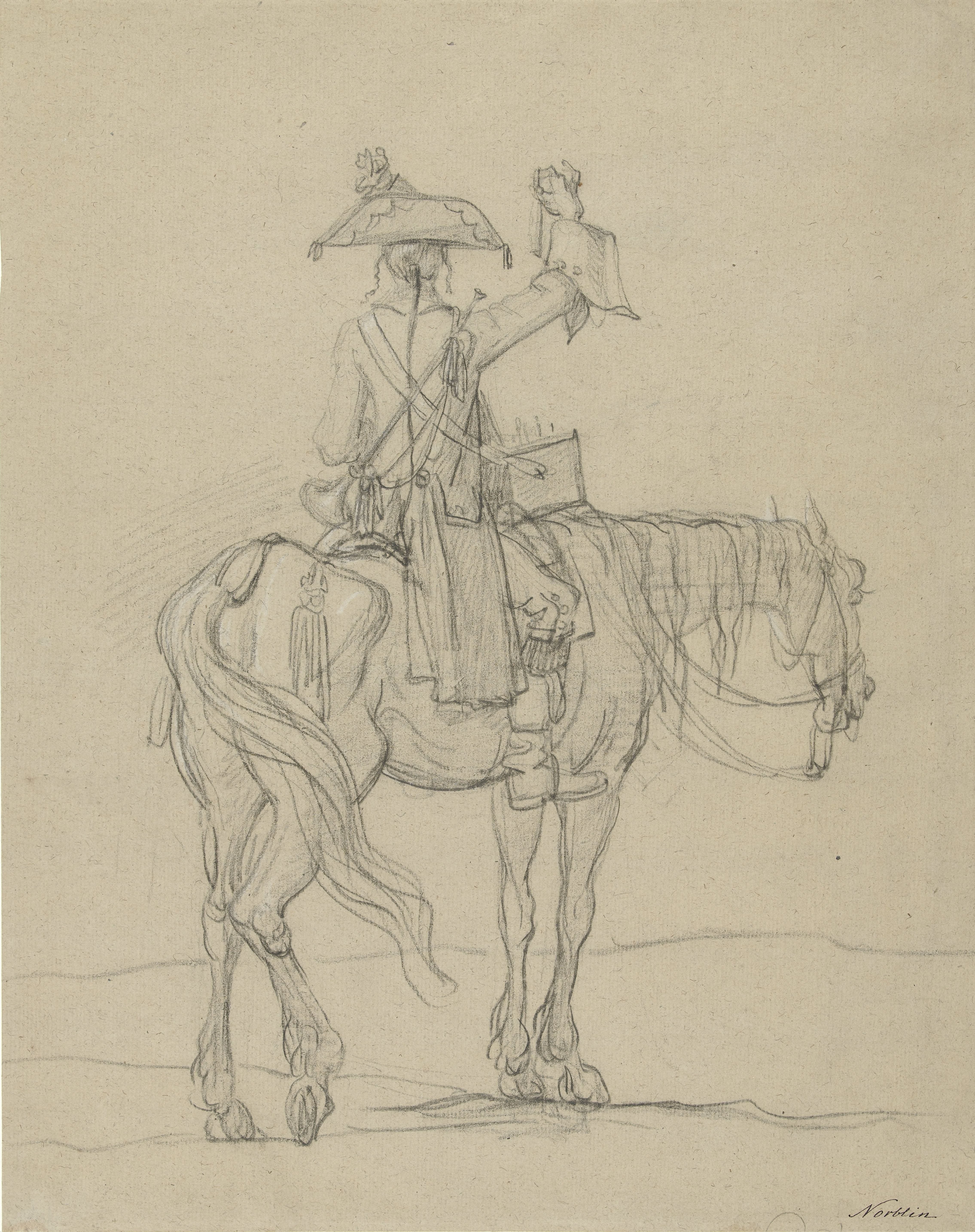 Koopman te paard