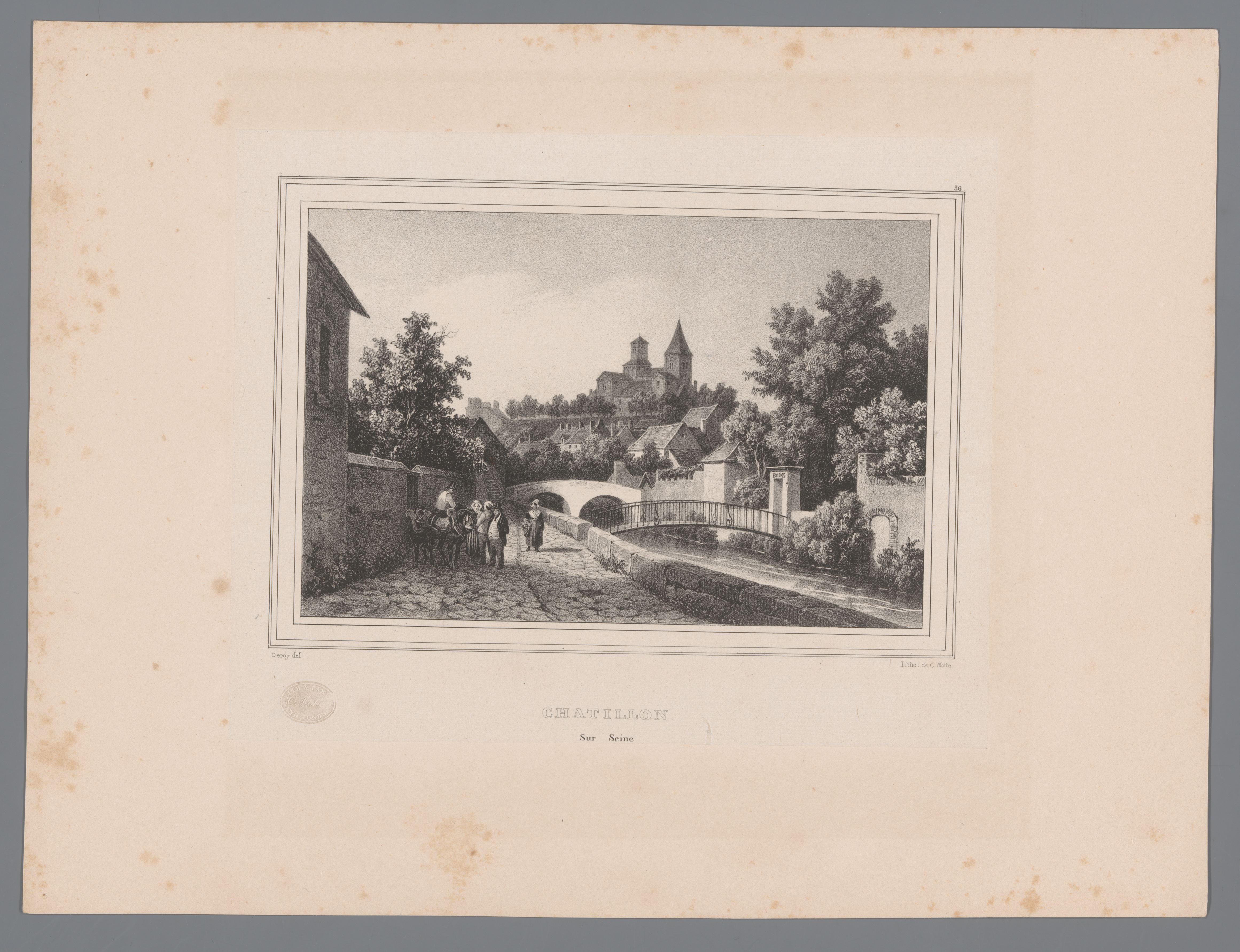 Zicht op Châtillon-sur-Seine