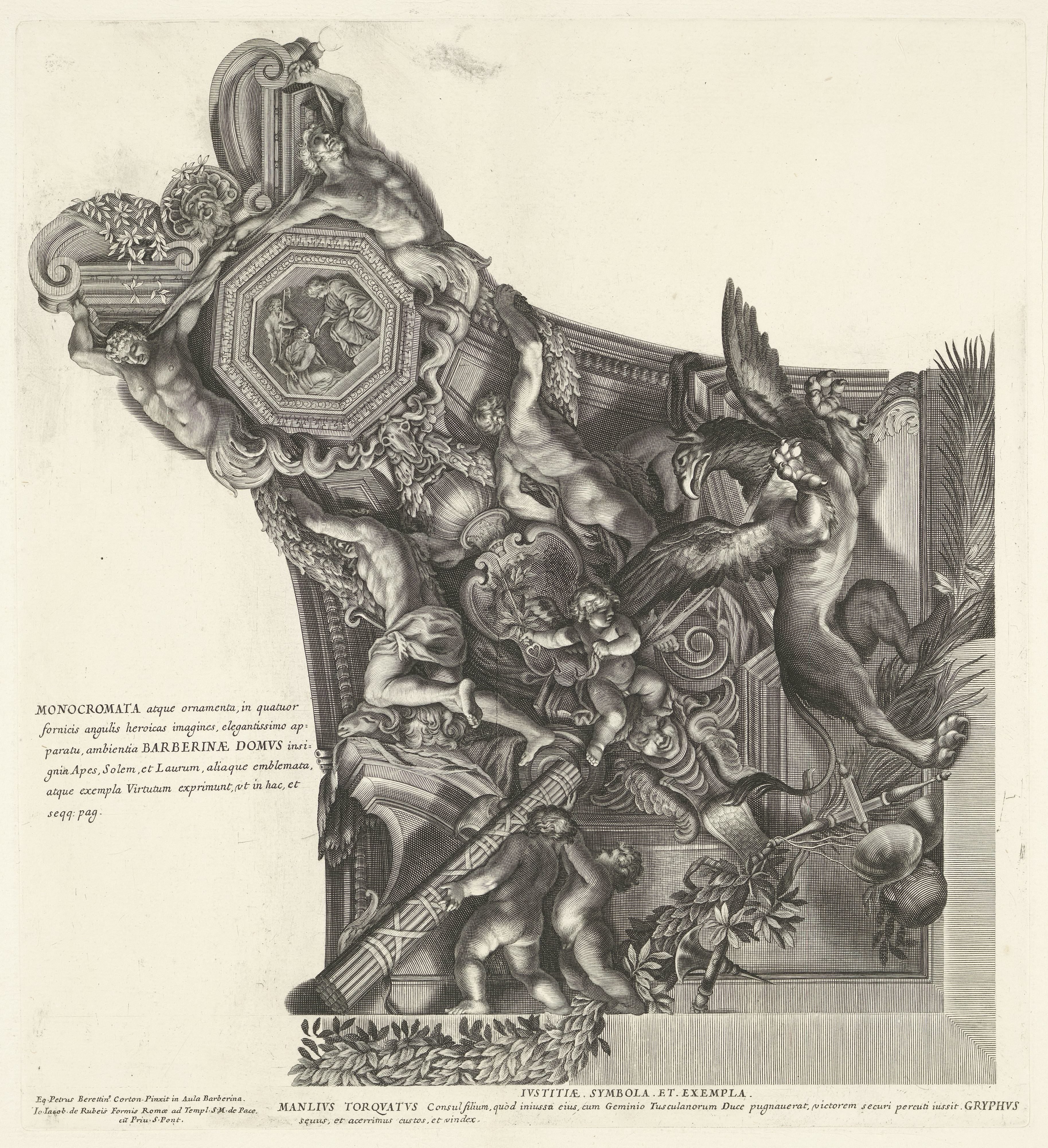 Gewelfdecoratie uit Pallazzo Barberini