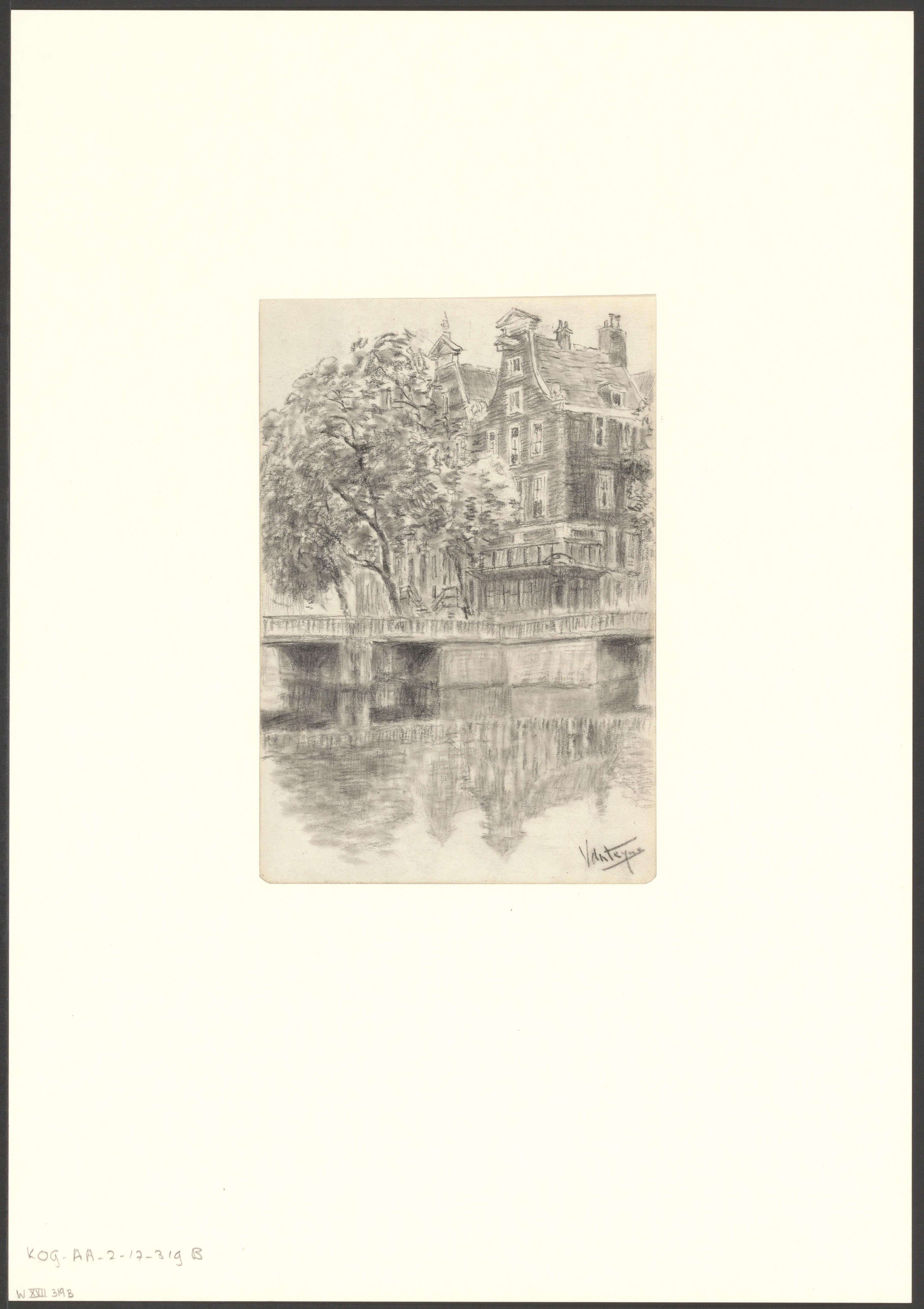 Gezicht op de Keizersgracht, hoek Leidsegracht