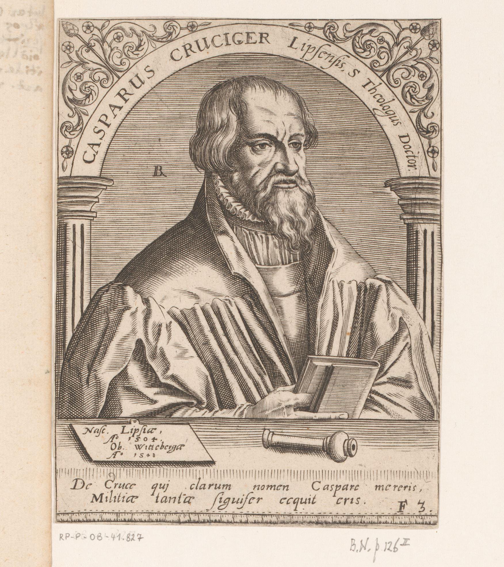 Portret van Caspar Creuziger