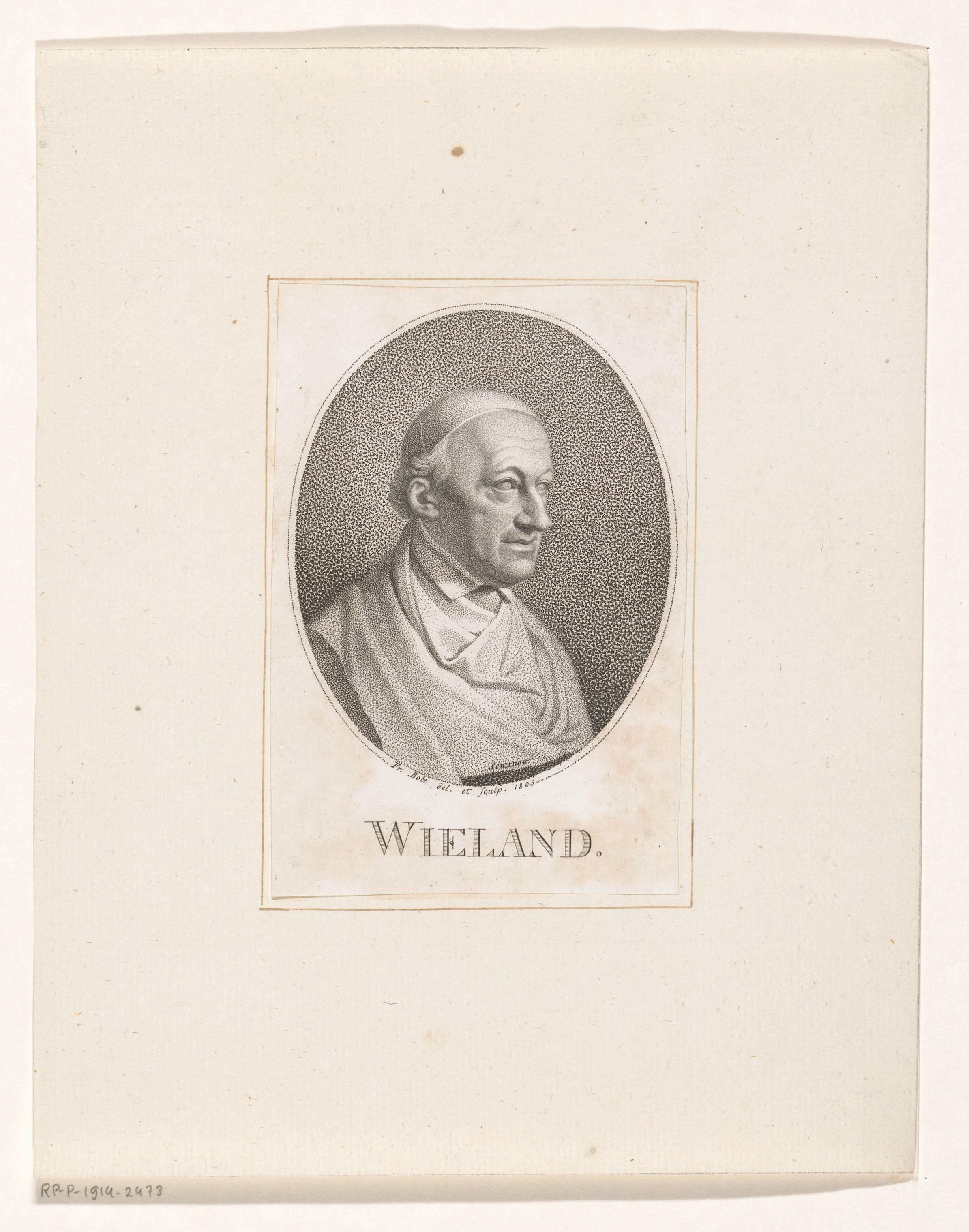 Portret van Christoph Martin Wieland