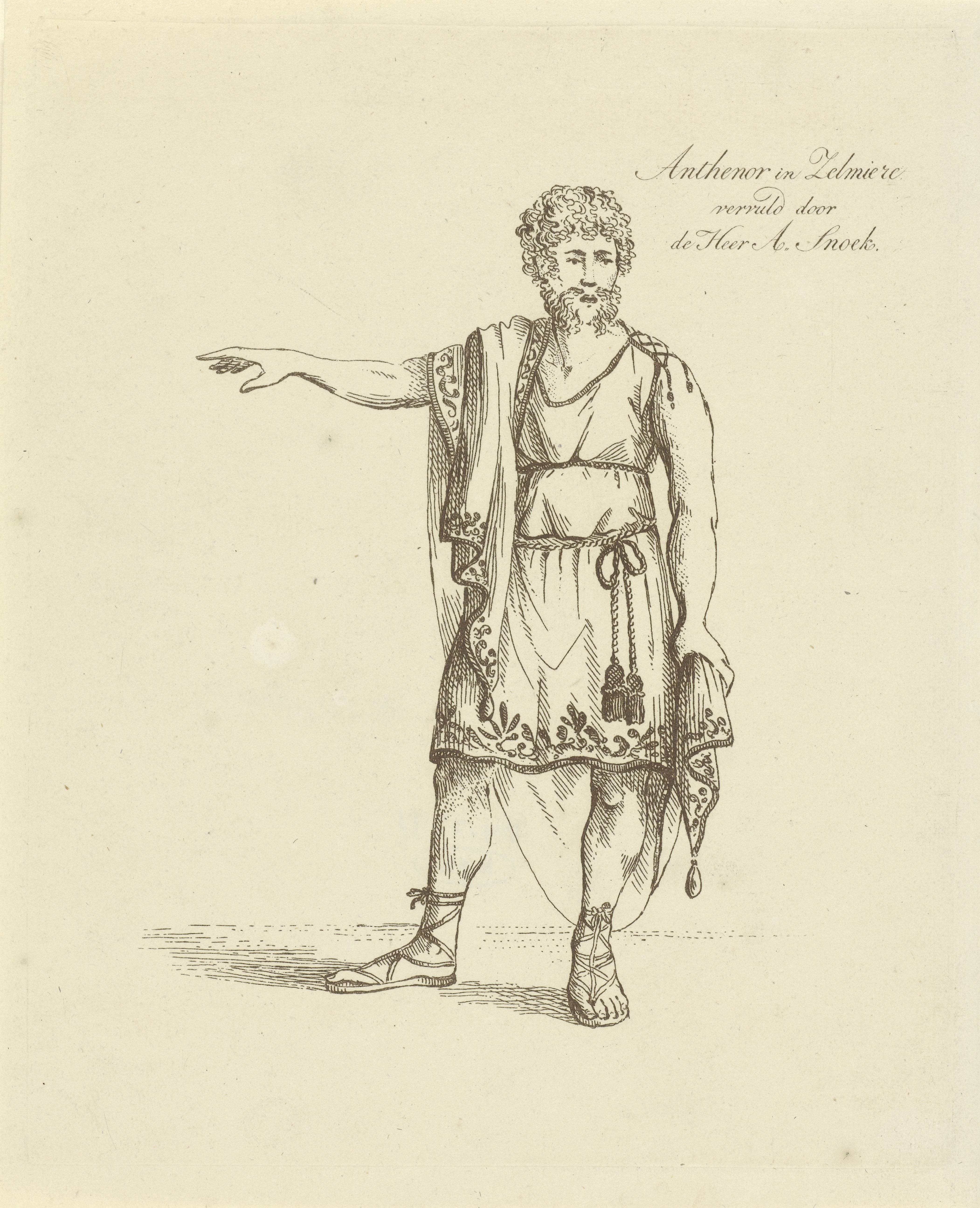 Andreas Snoek in de rol van Anthenor