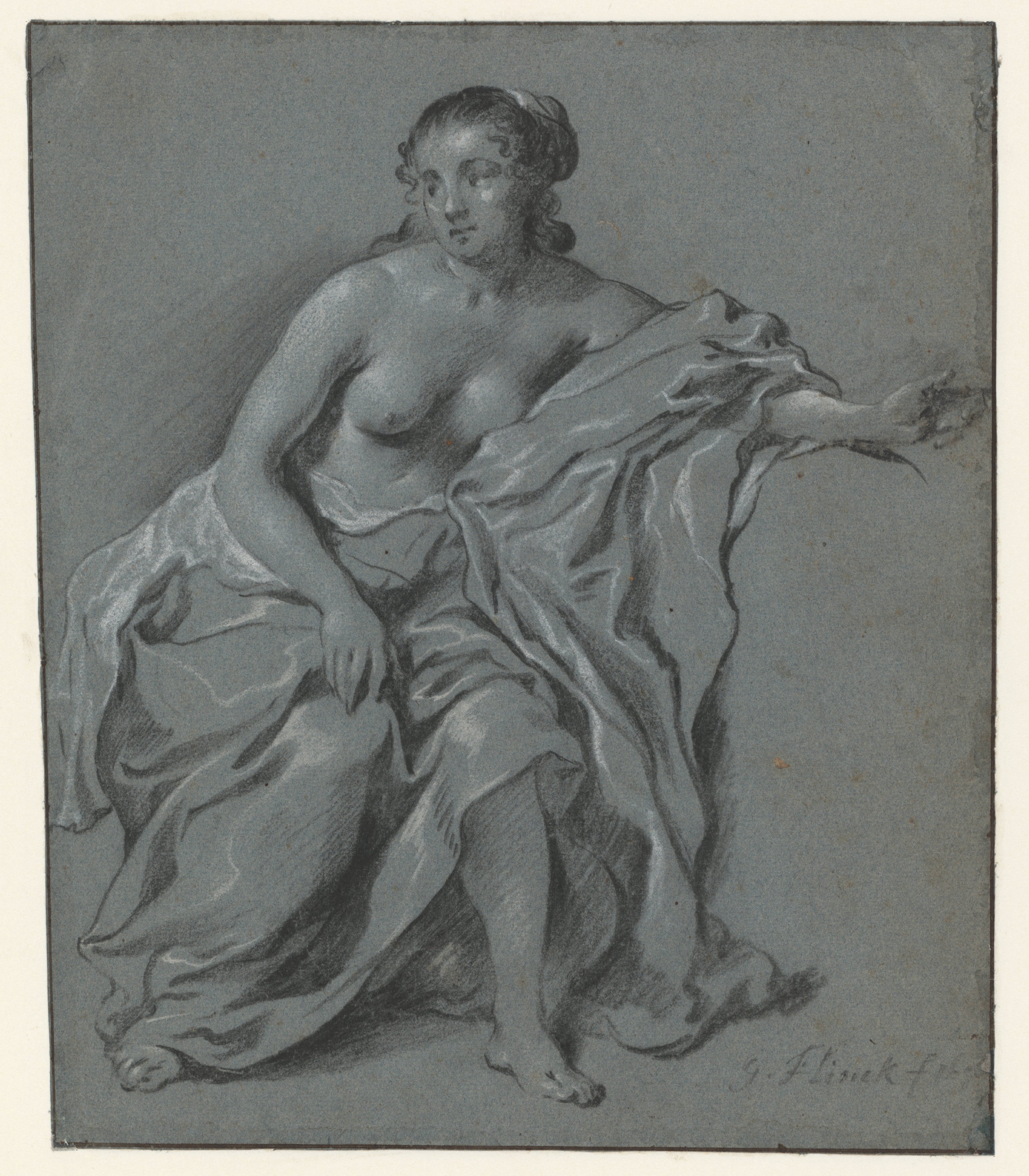 Seated Female Nude