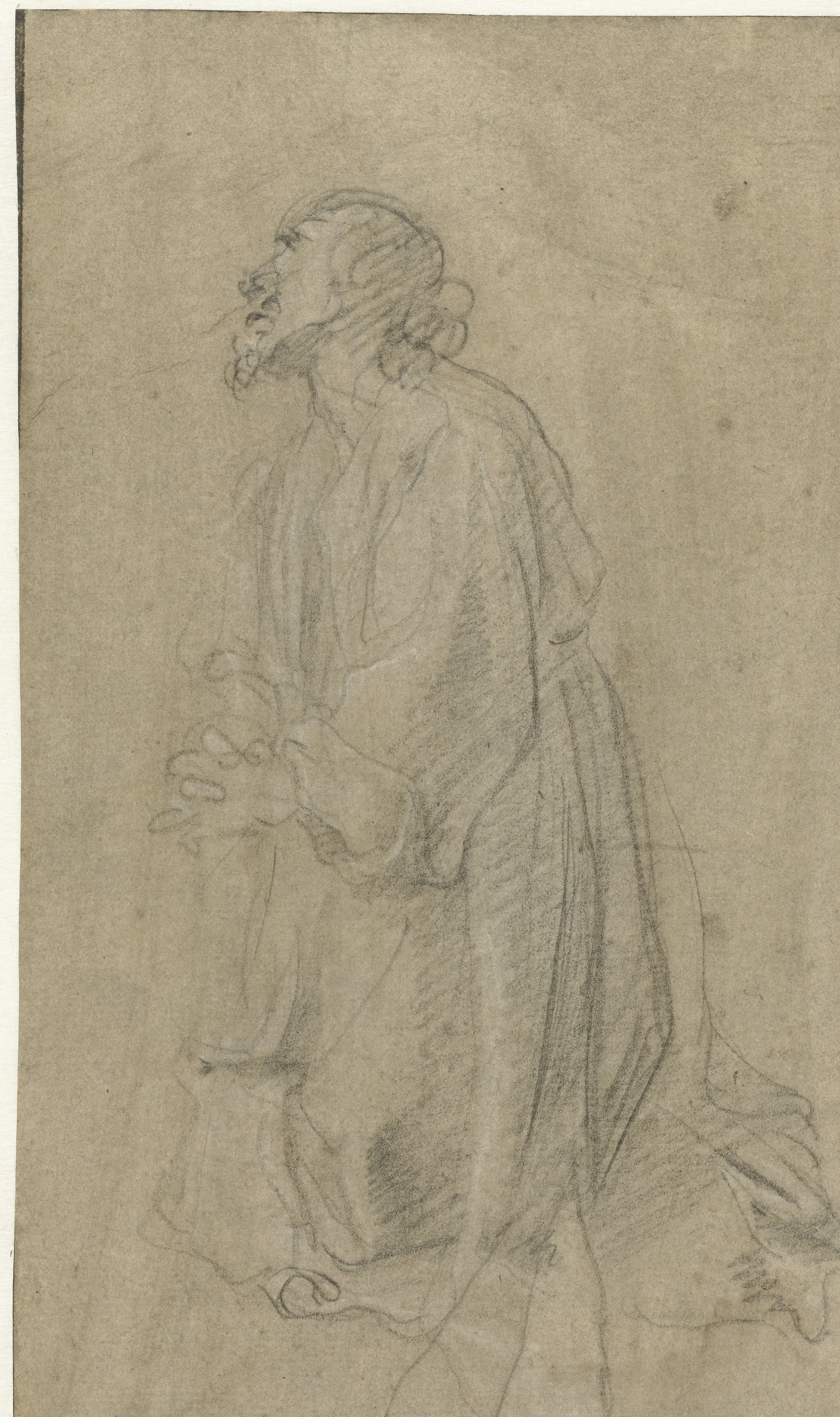 Studie voor een Christus in Gethsemane