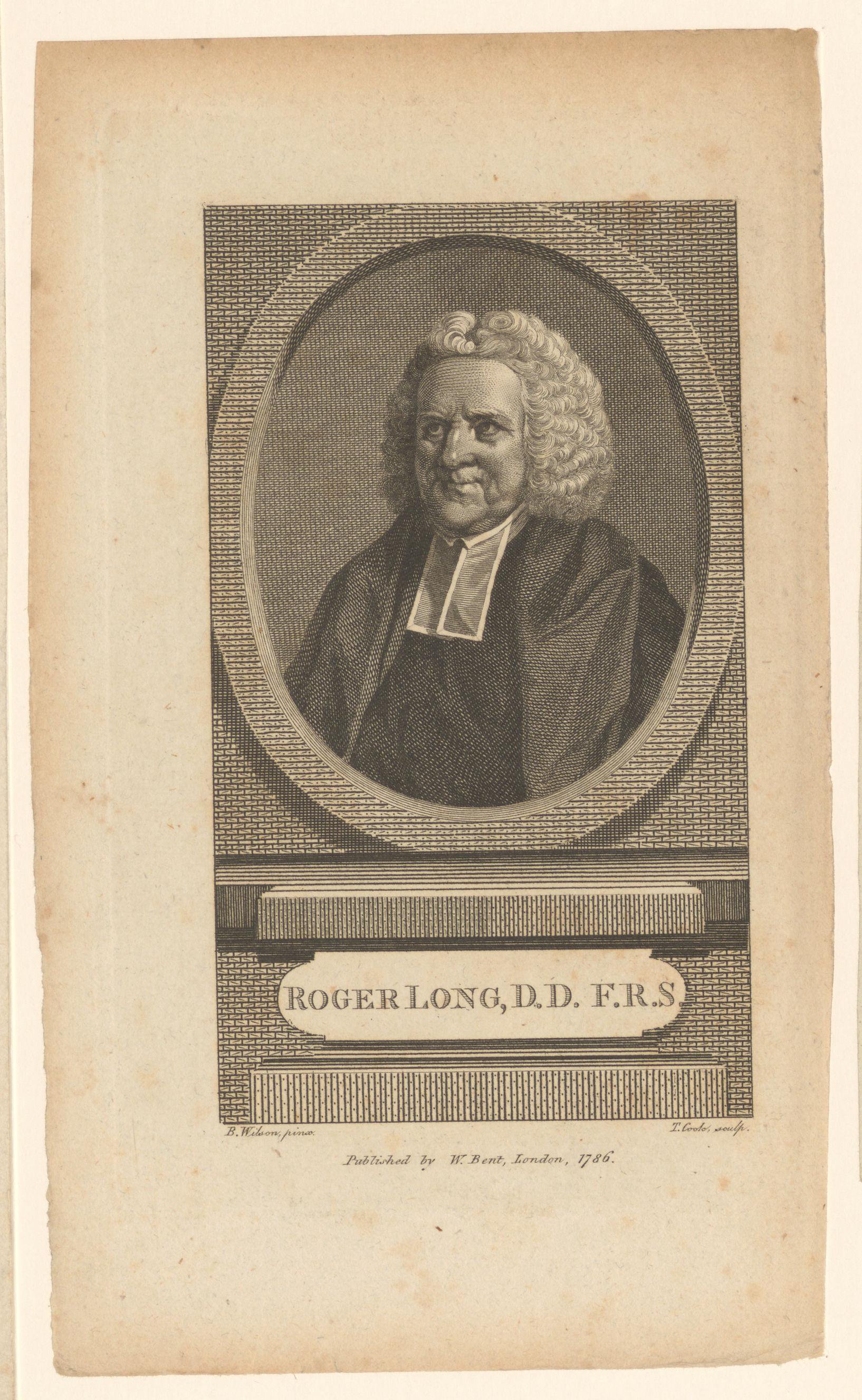 Portret van Roger Long