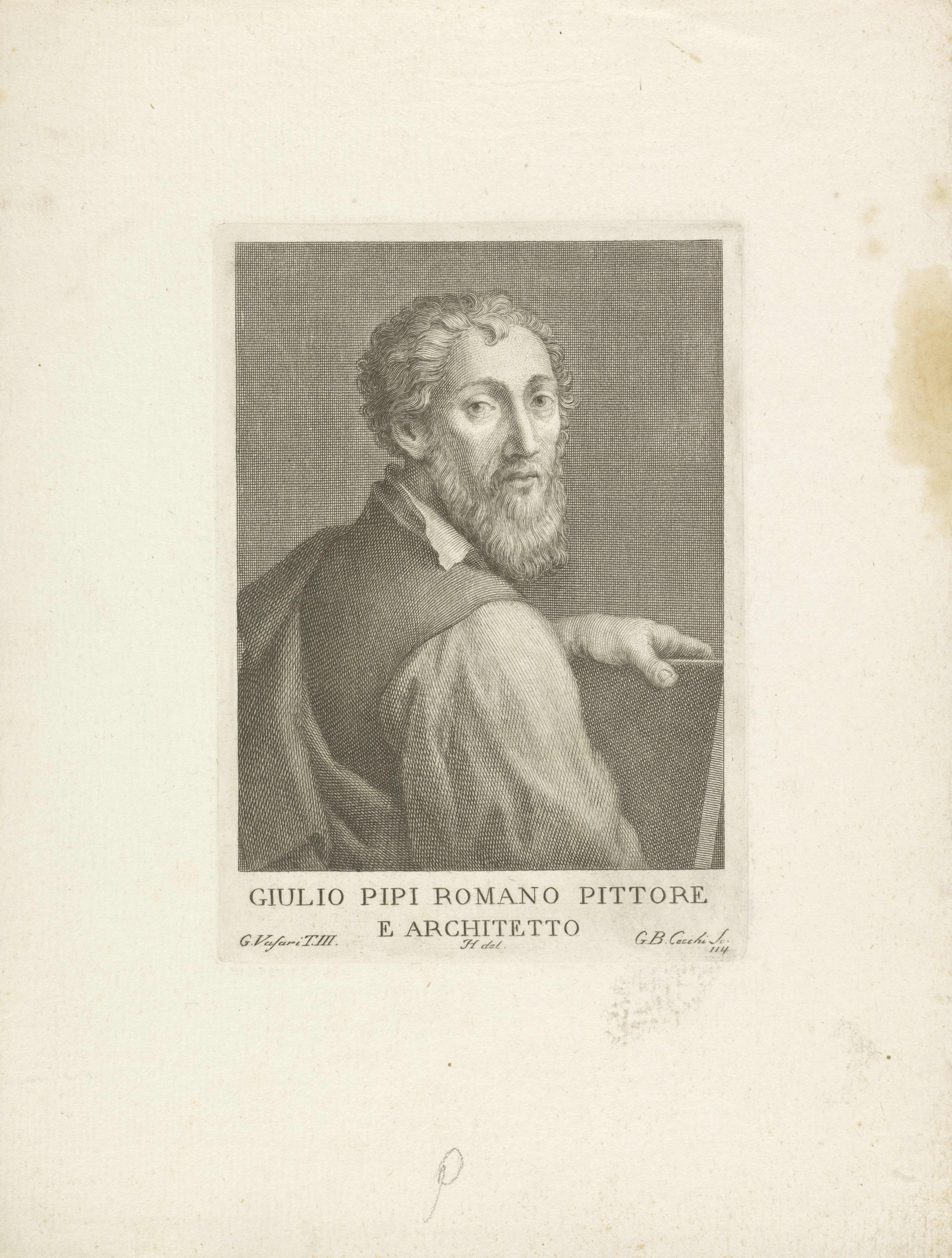 Portret van kunstenaar Giulio Romano