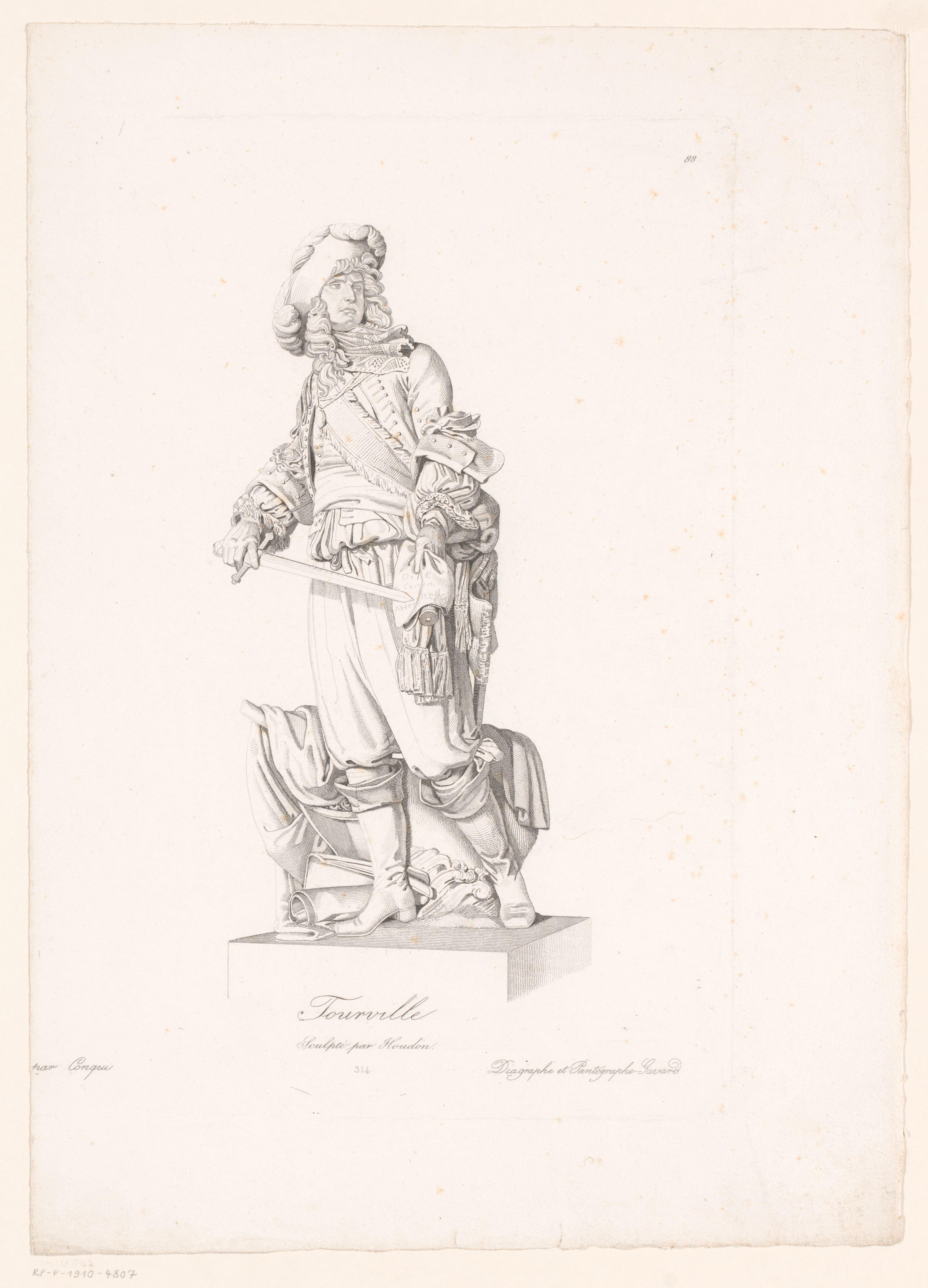 Portret van Anne-Hilarion de Tourville