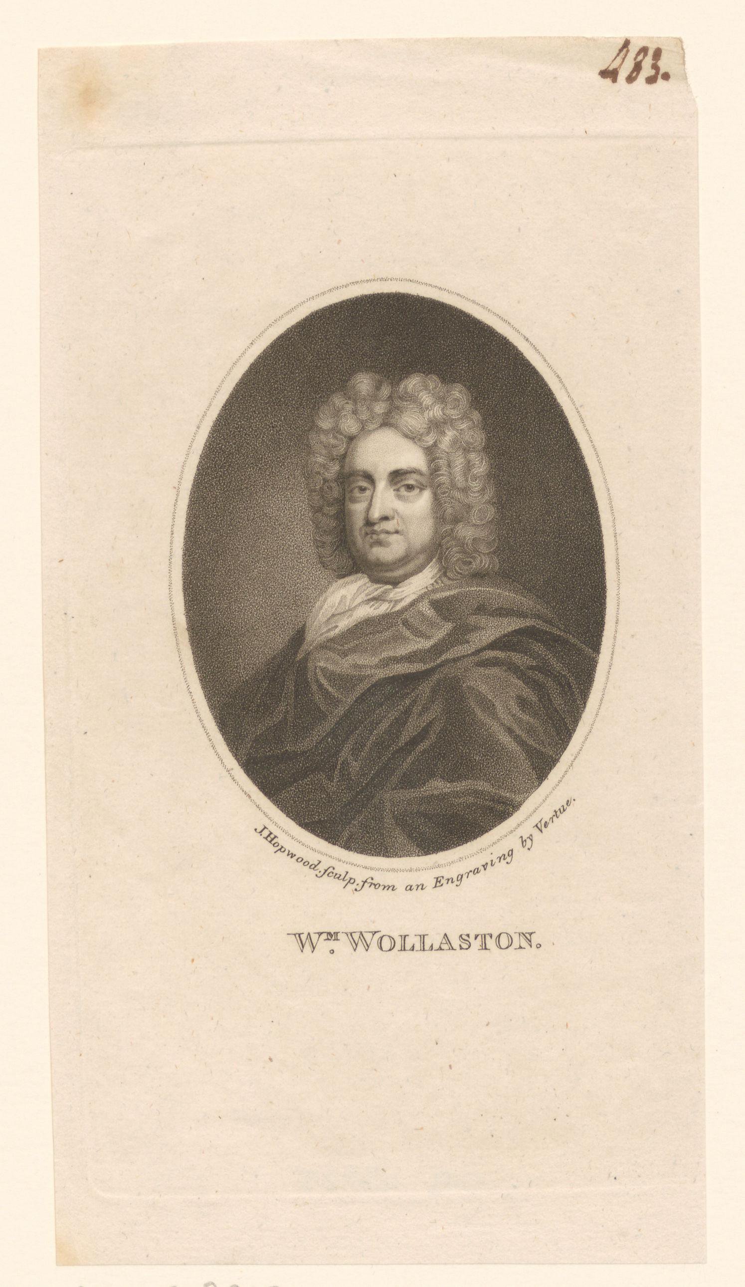 Portret van William Wollaston