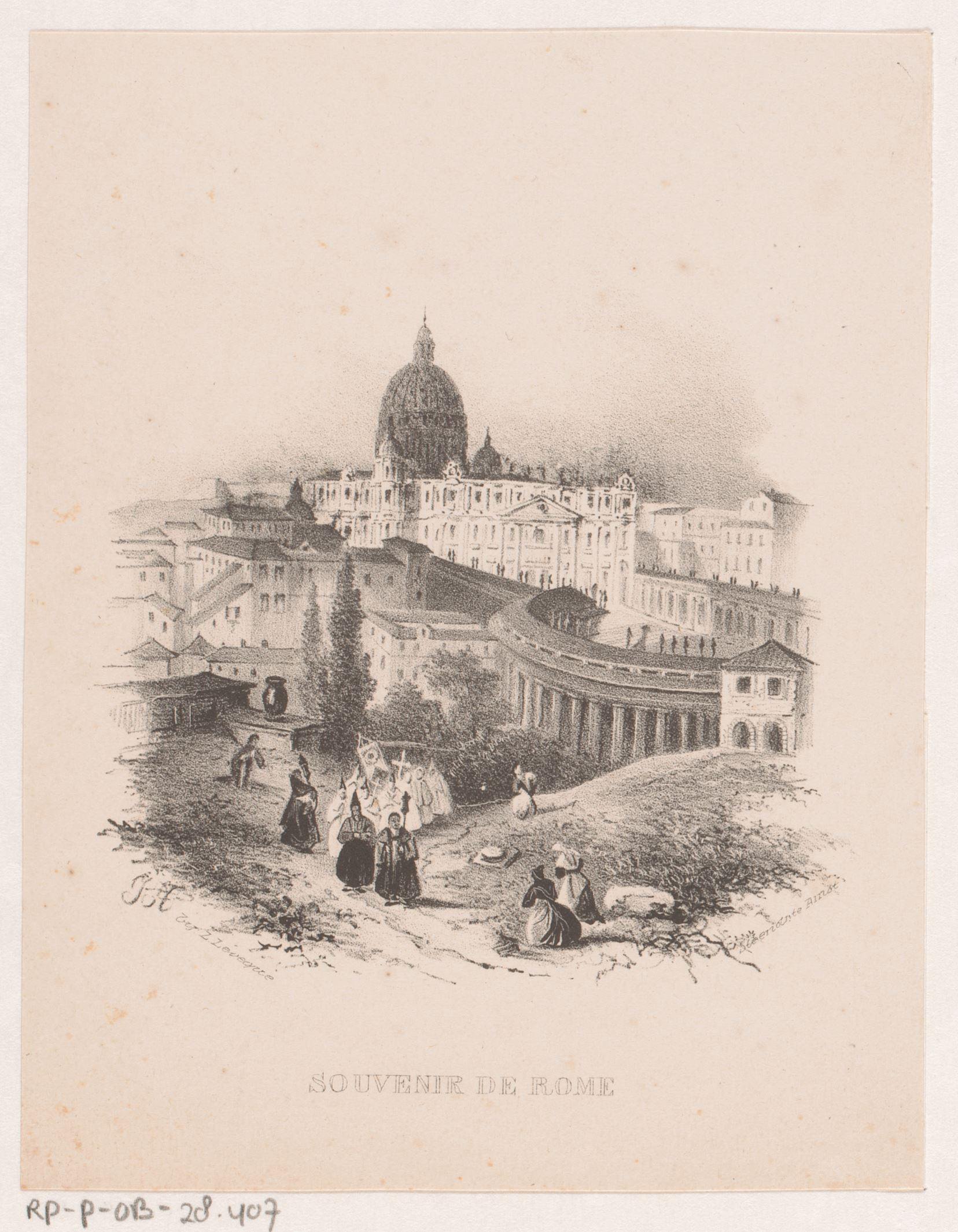 Katholieke processie in Rome