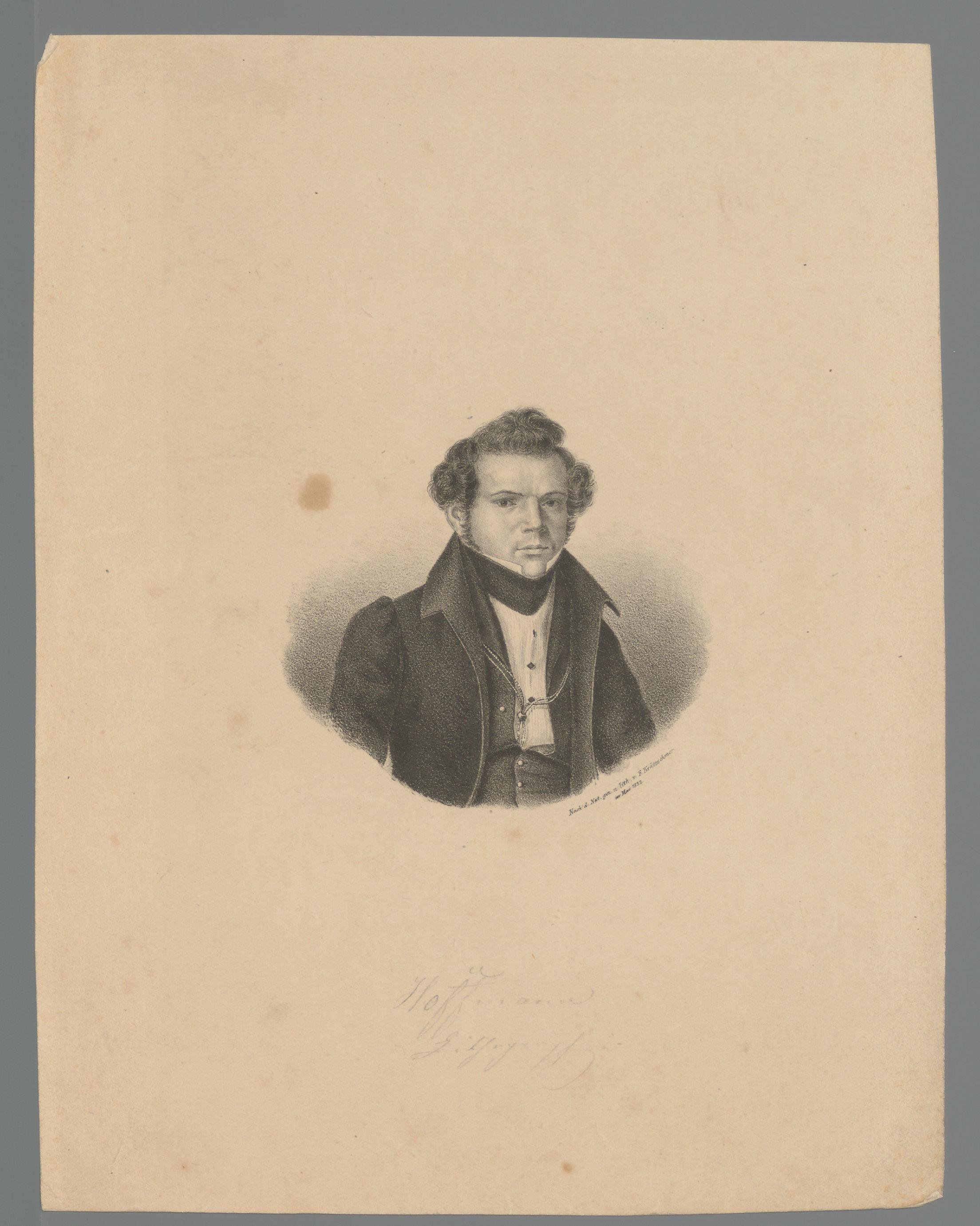 Portret van Hoffmann