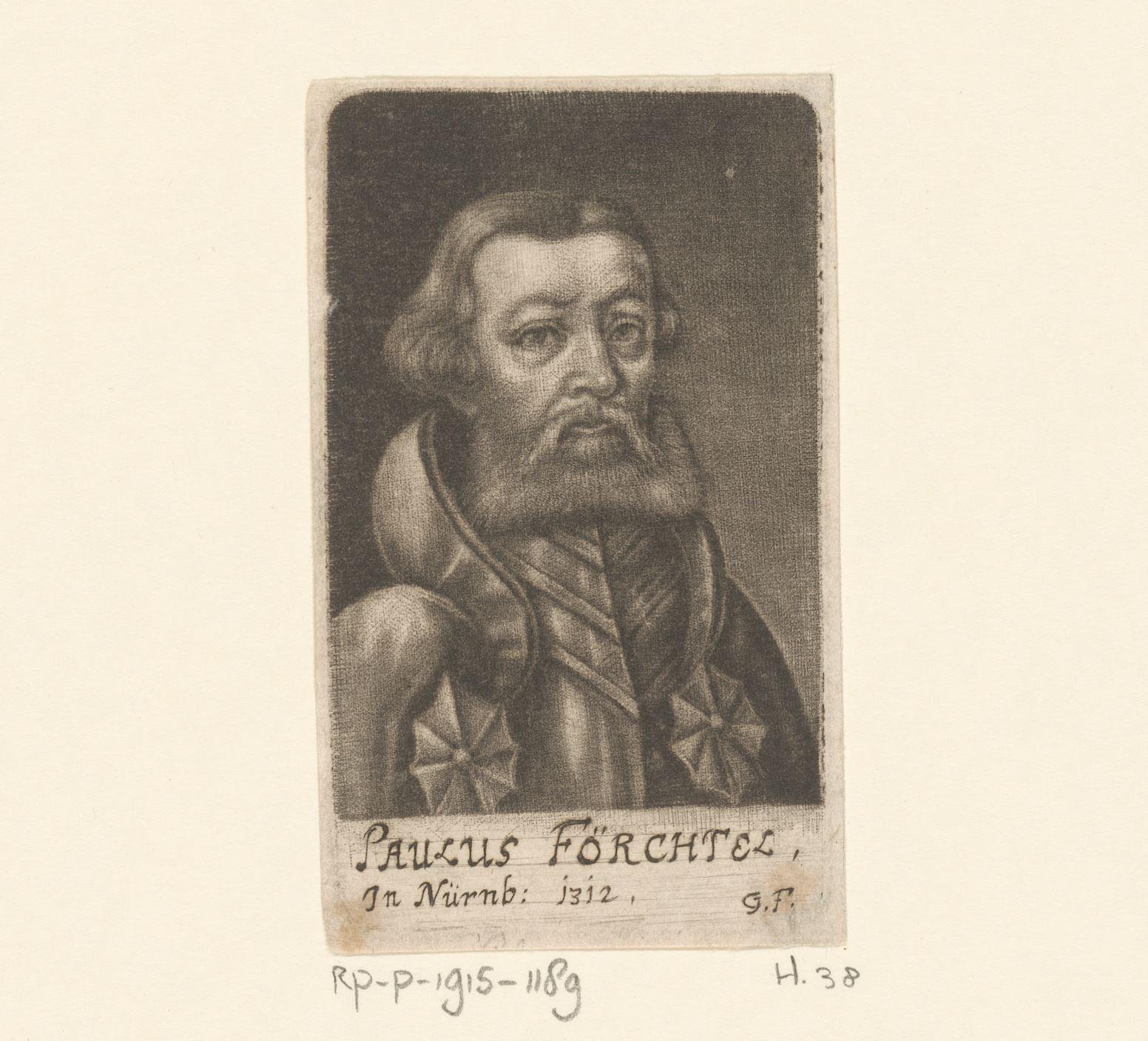 Portret van Paul Förchtel