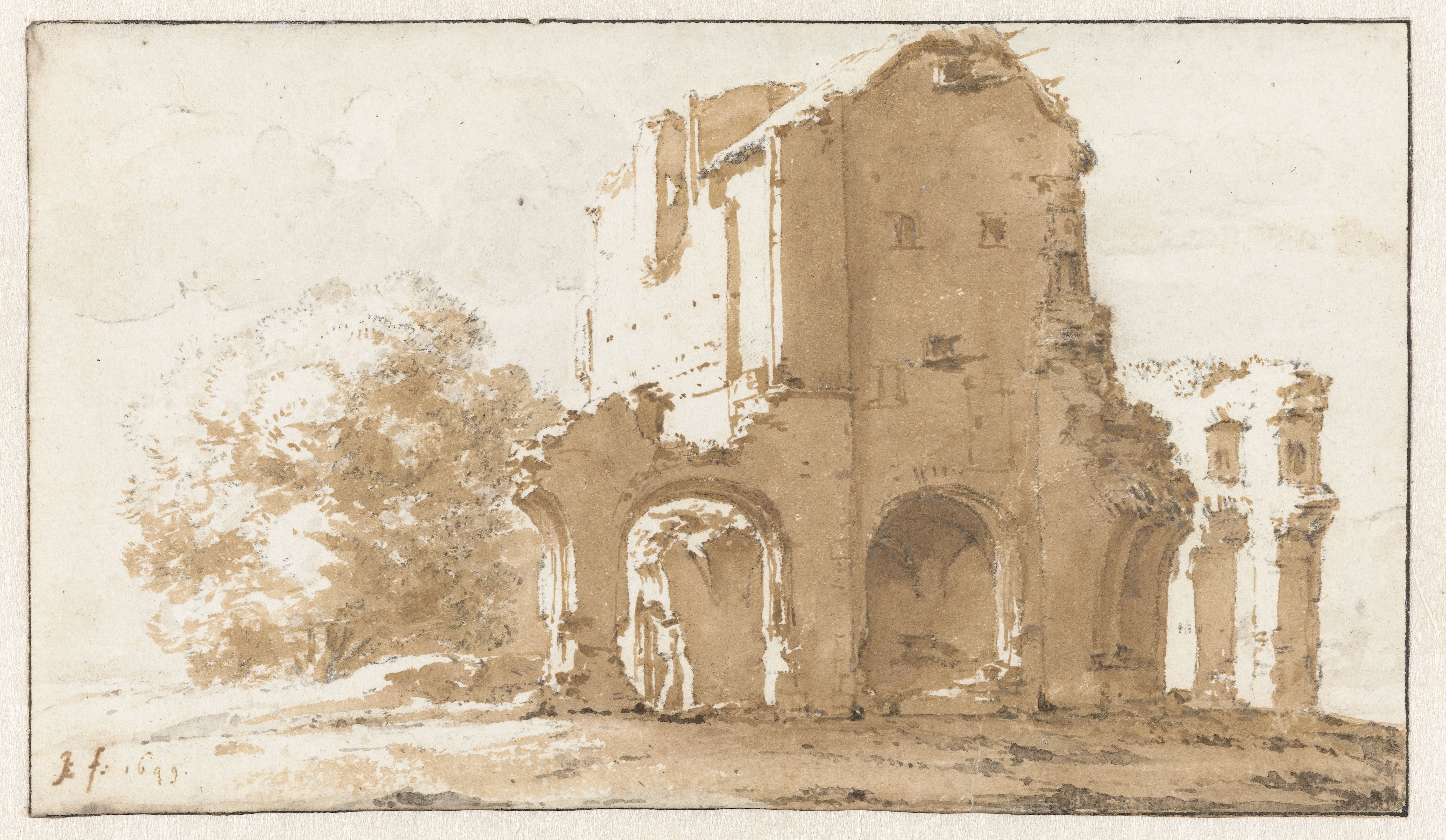 Ruïne van de abdij van Rijnsburg