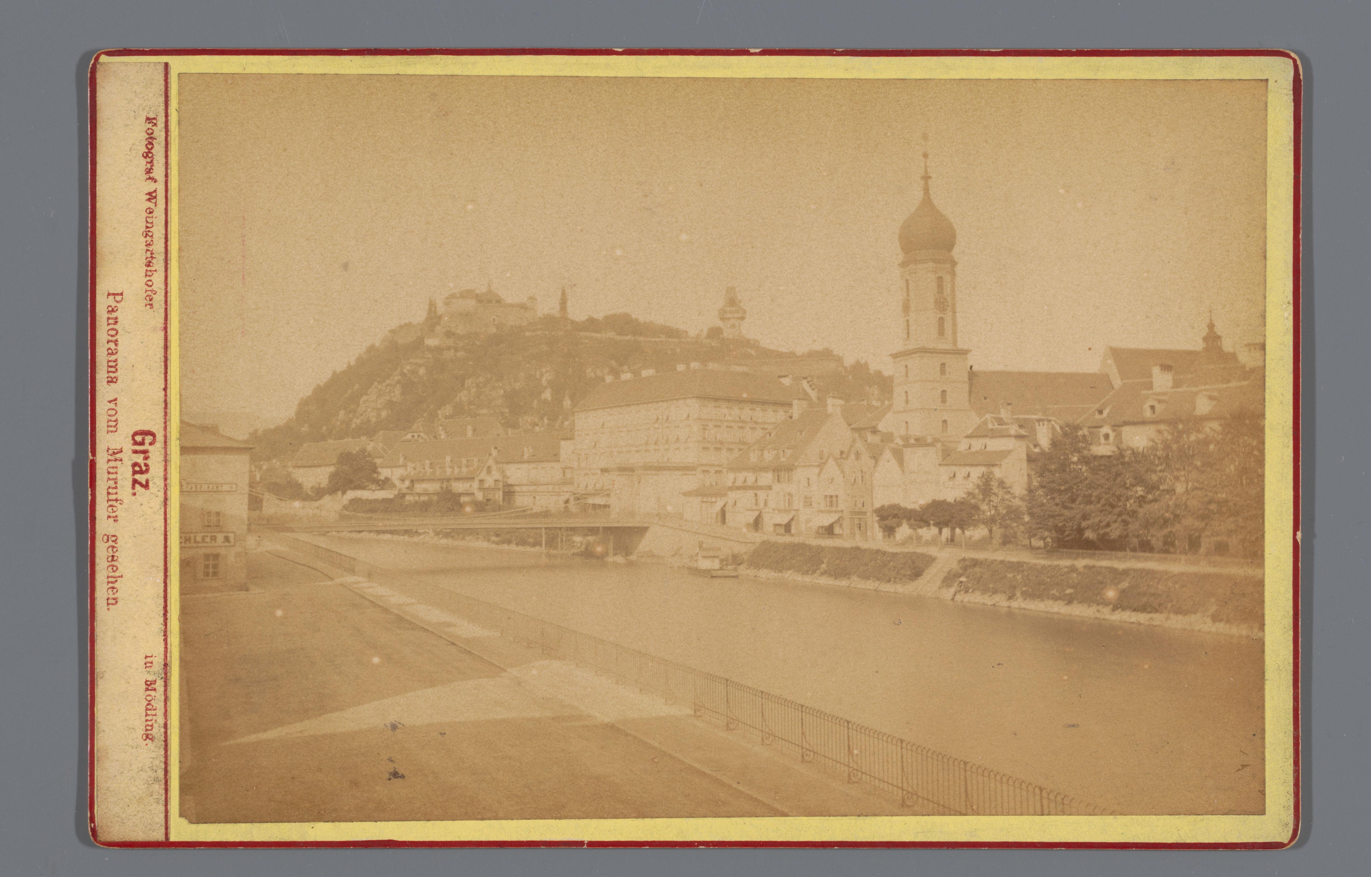 Gezicht op Graz, Oostenrijk
