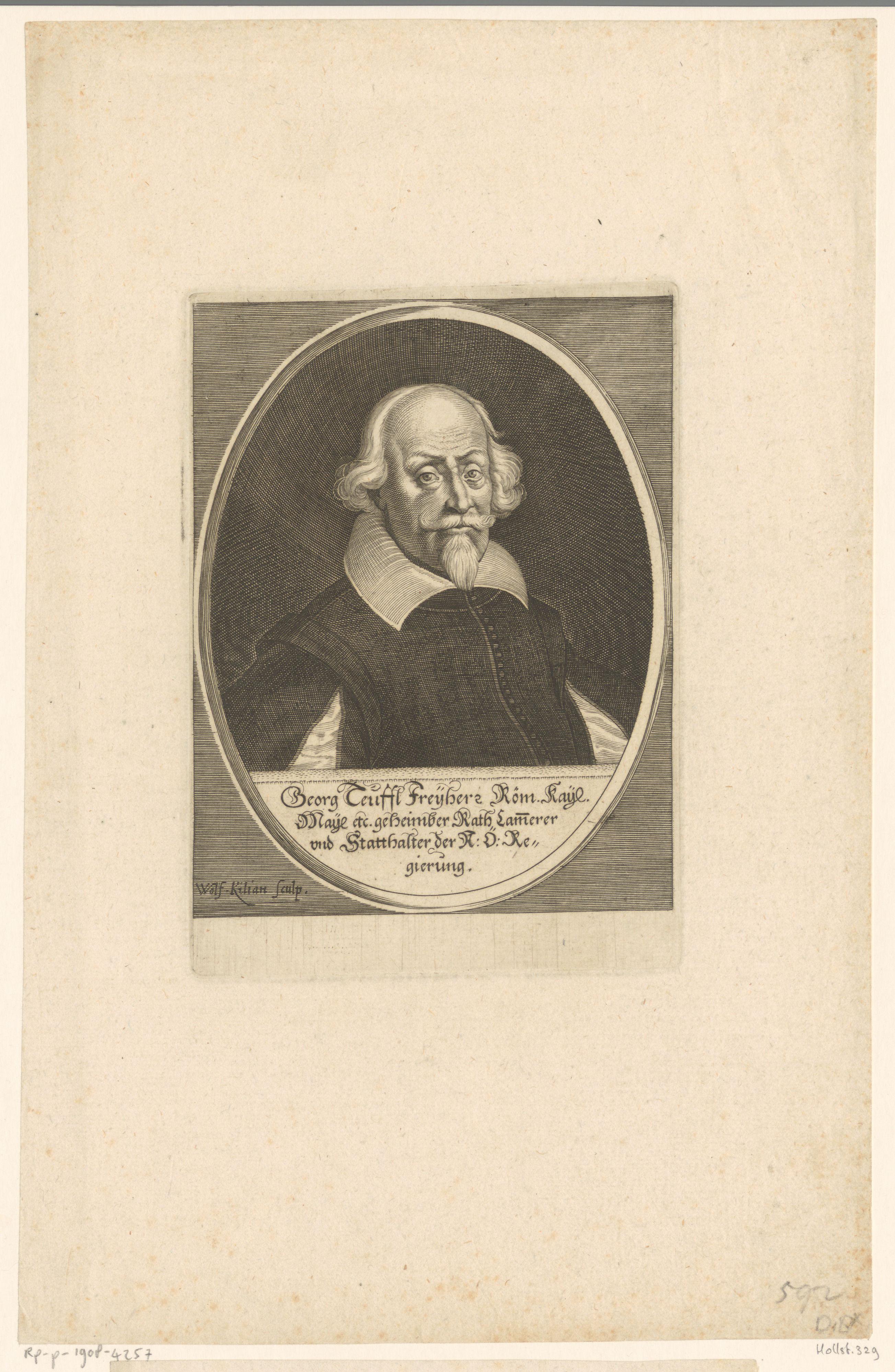 Portret van Georg Teuffel