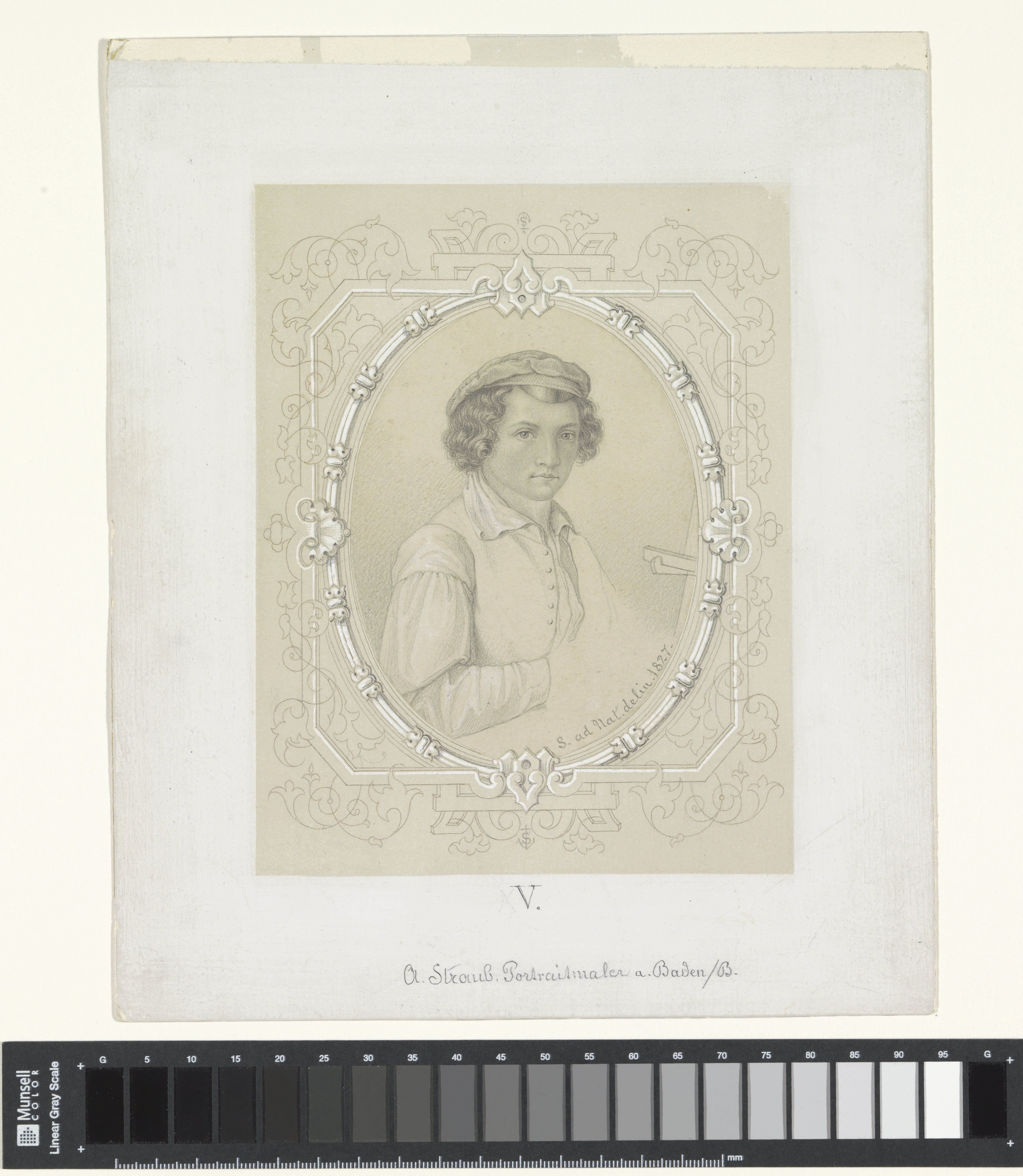 Portret van A. Straub