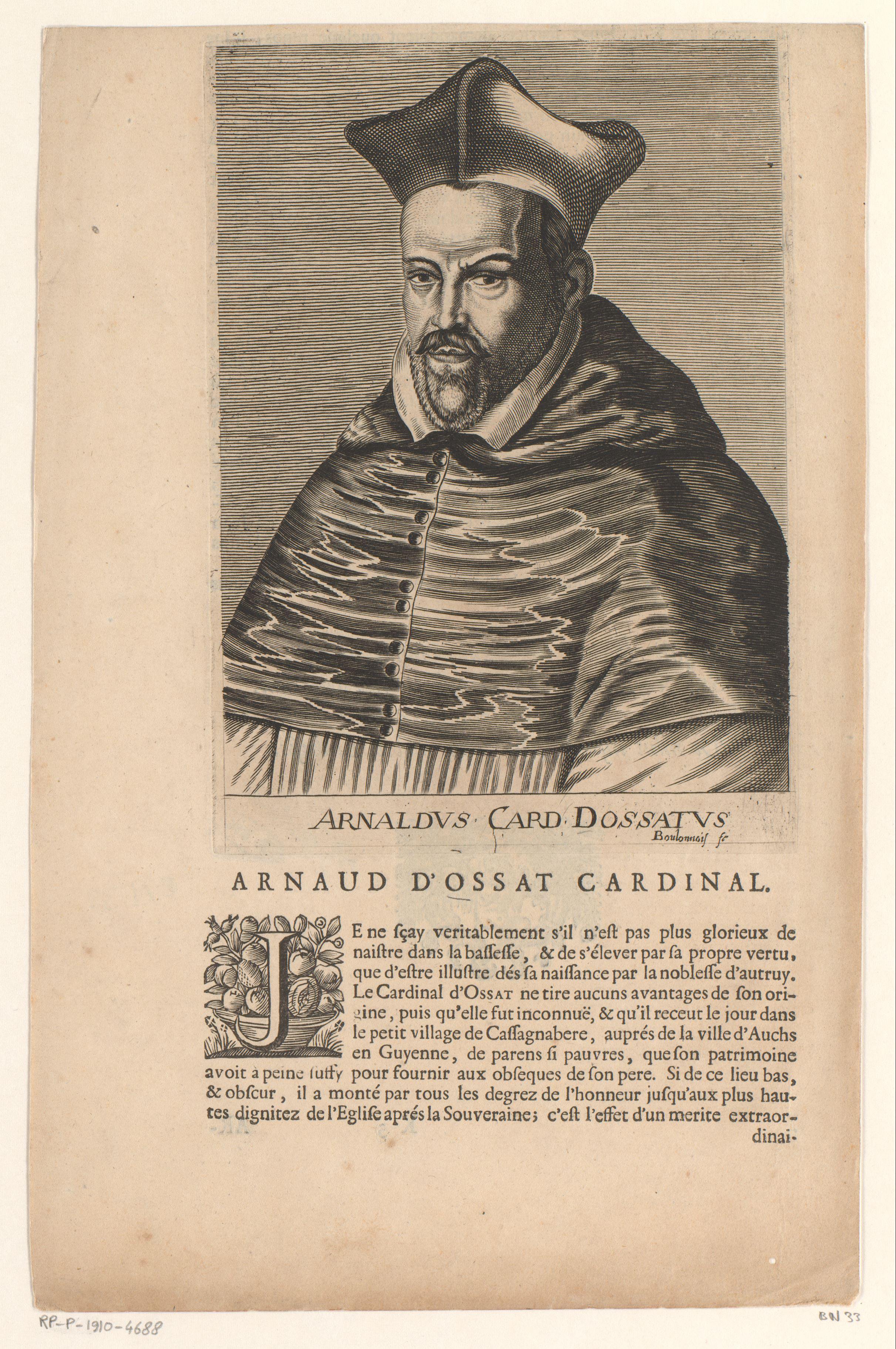 Portret van Arnaud d'Ossat