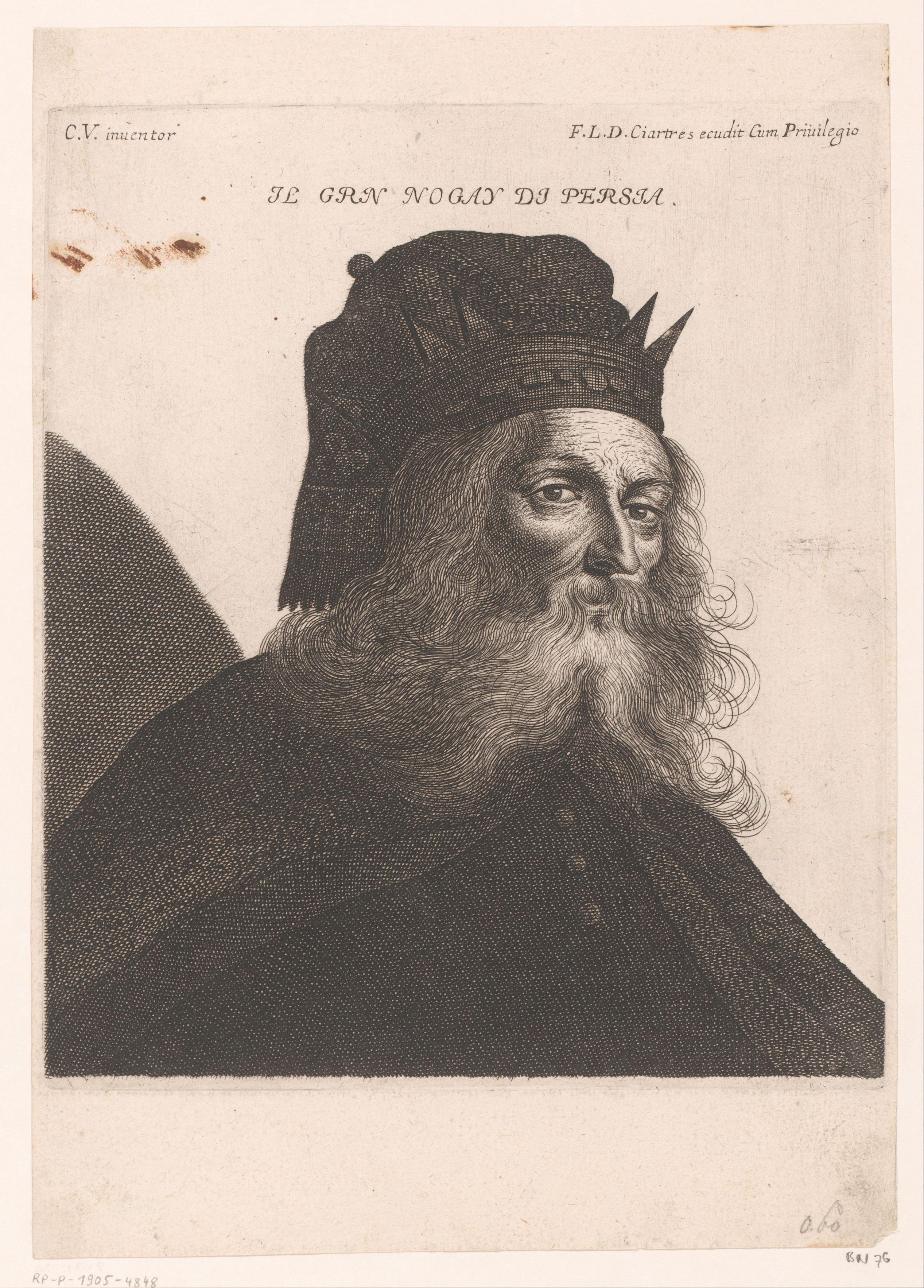 Portret van de Grote Nogai van Perzië