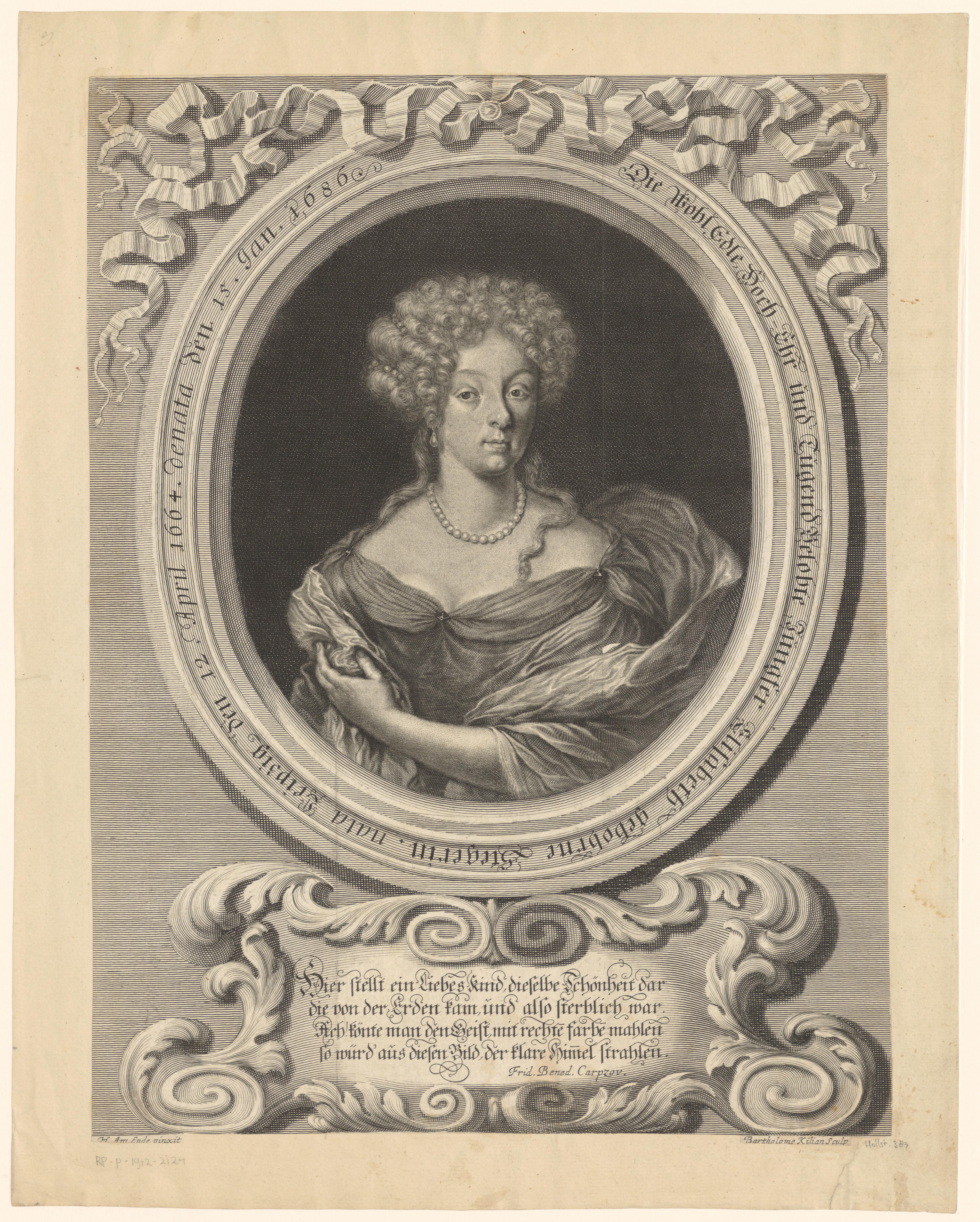 Portret van Elisabeth Steger