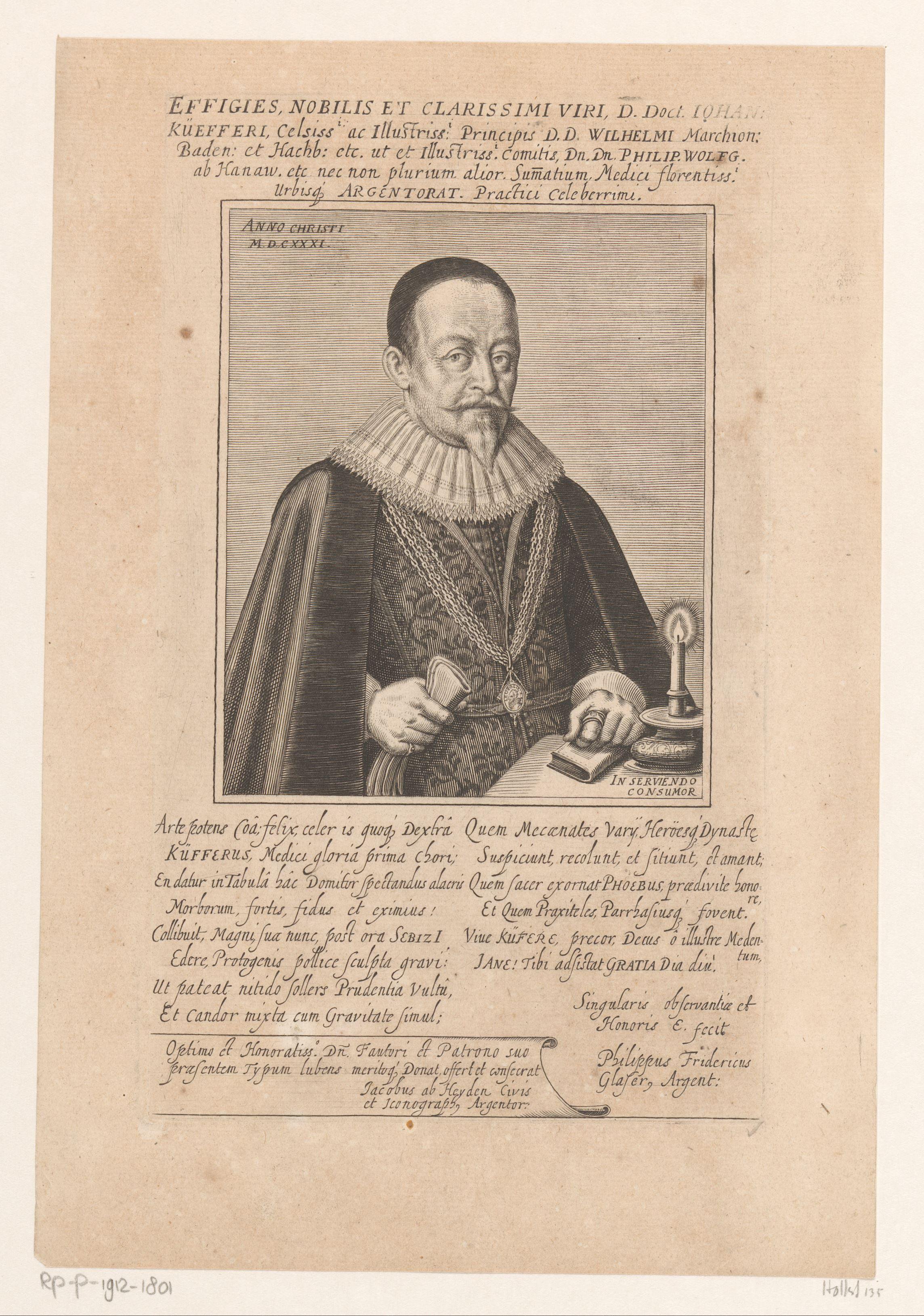 Portret van Johann Küffer