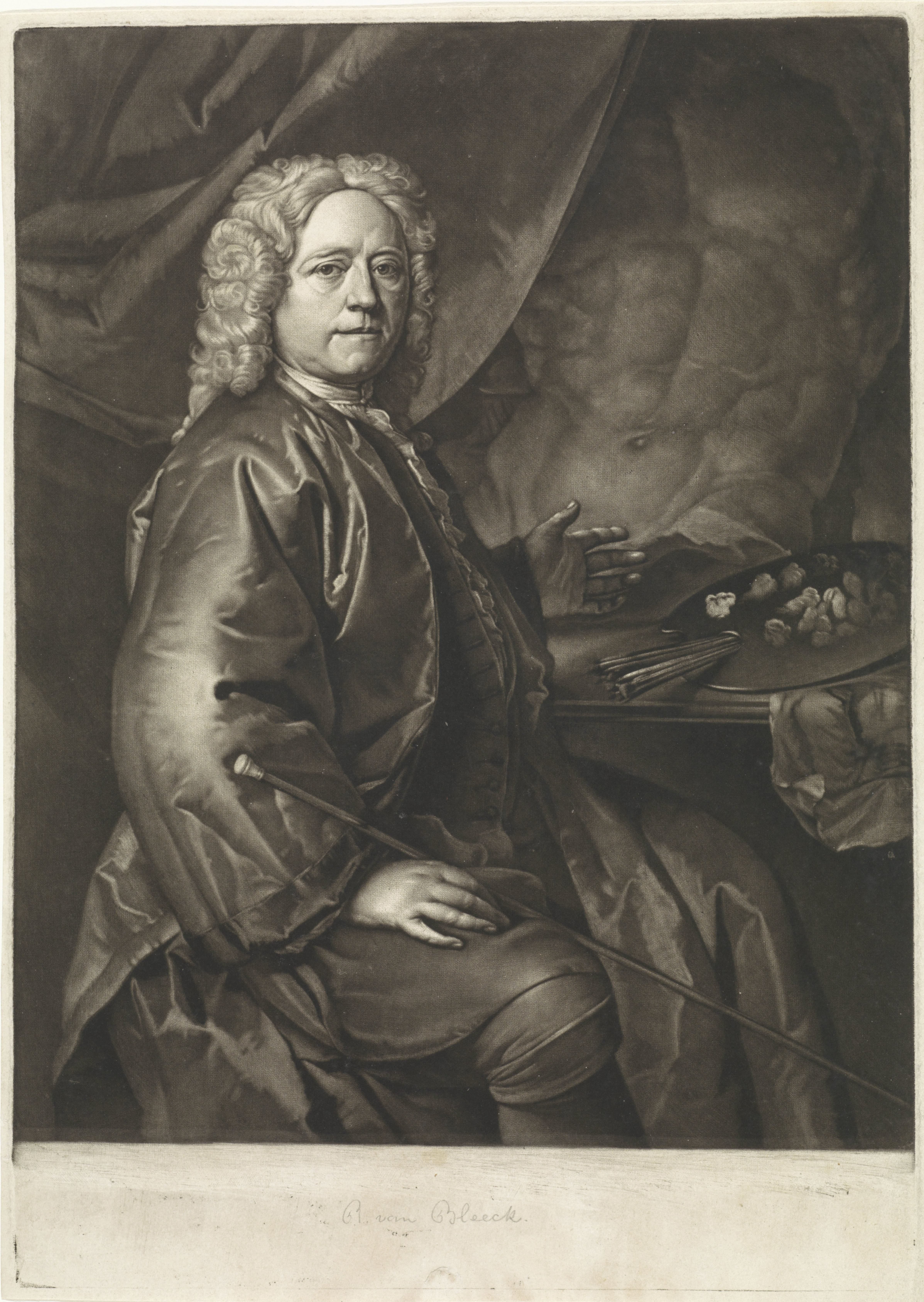 Portret van Richard van Bleeck