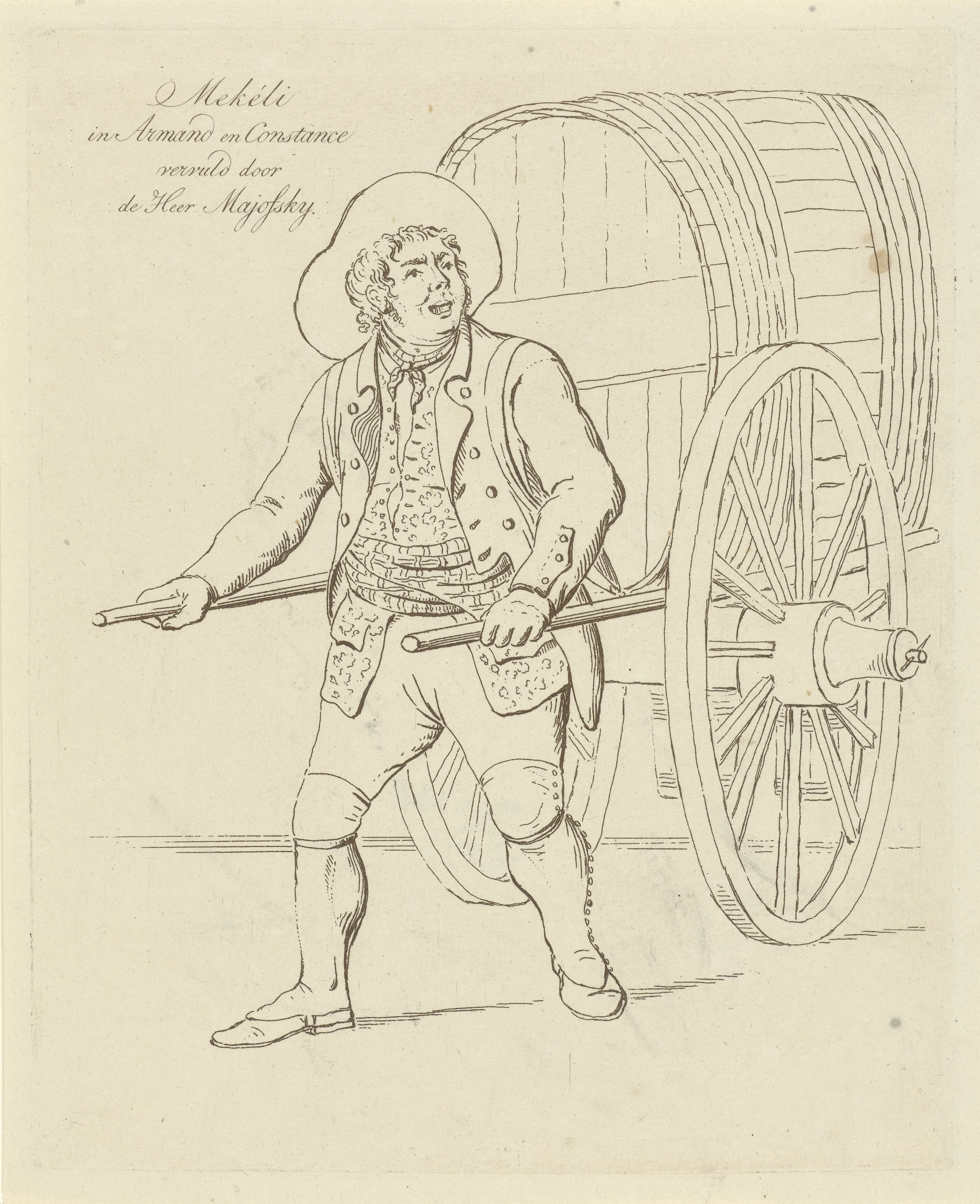 Theo Majofski in de rol van Mekéli