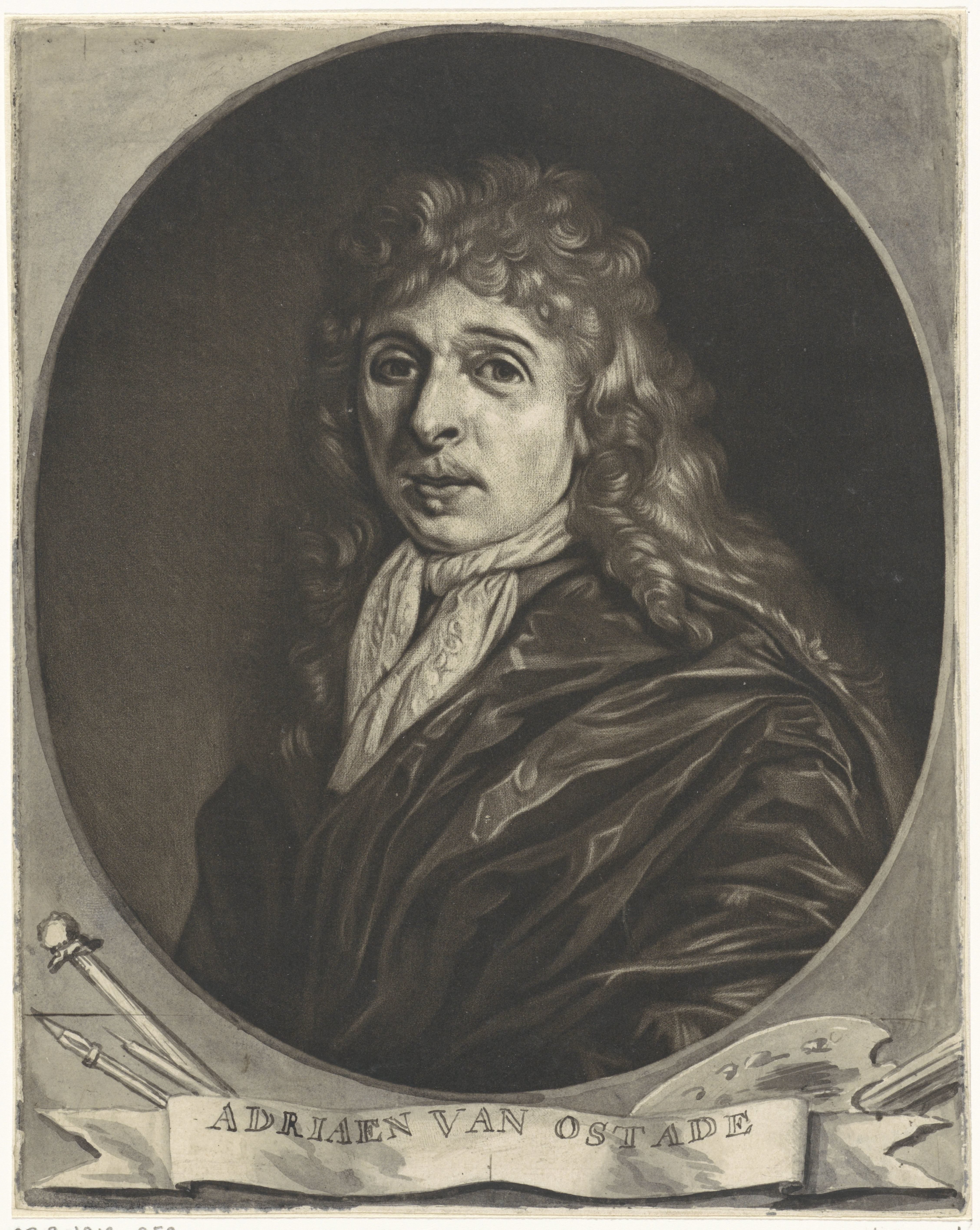 Portret van Adriaen van Ostade
