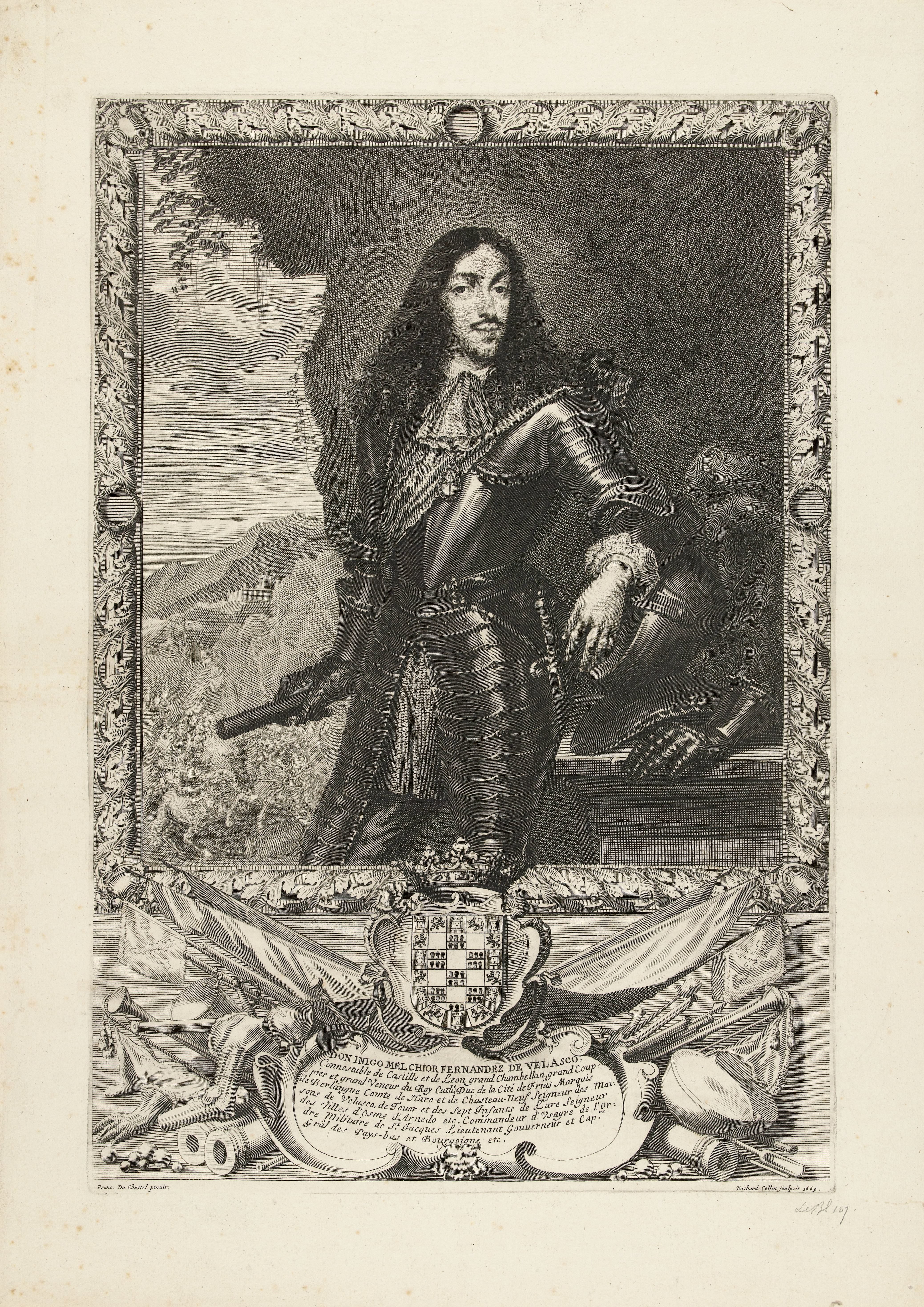 Portret van Inacho Melchior Fernández de Velasco y Tovar