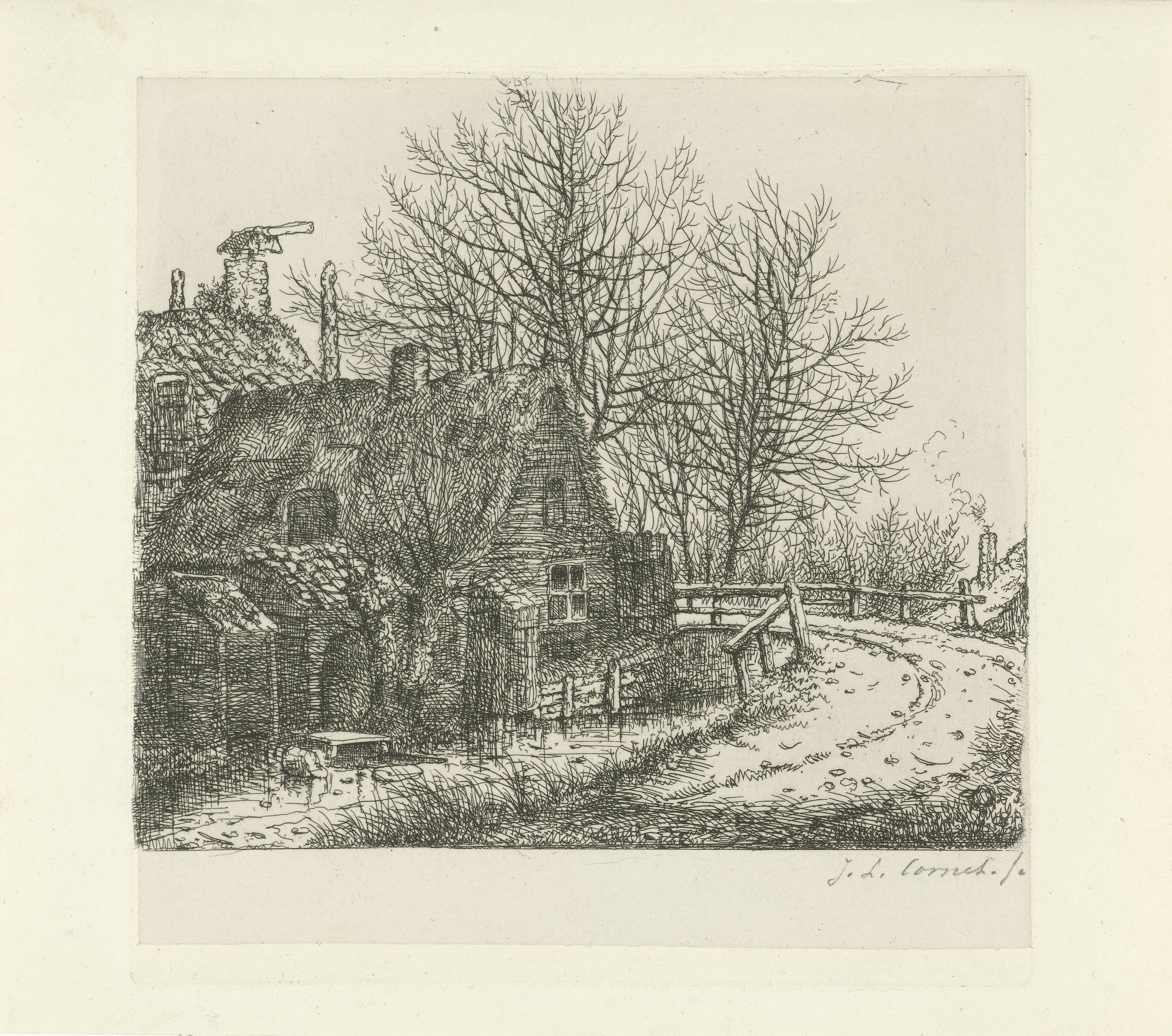 Bocht langs een rivier