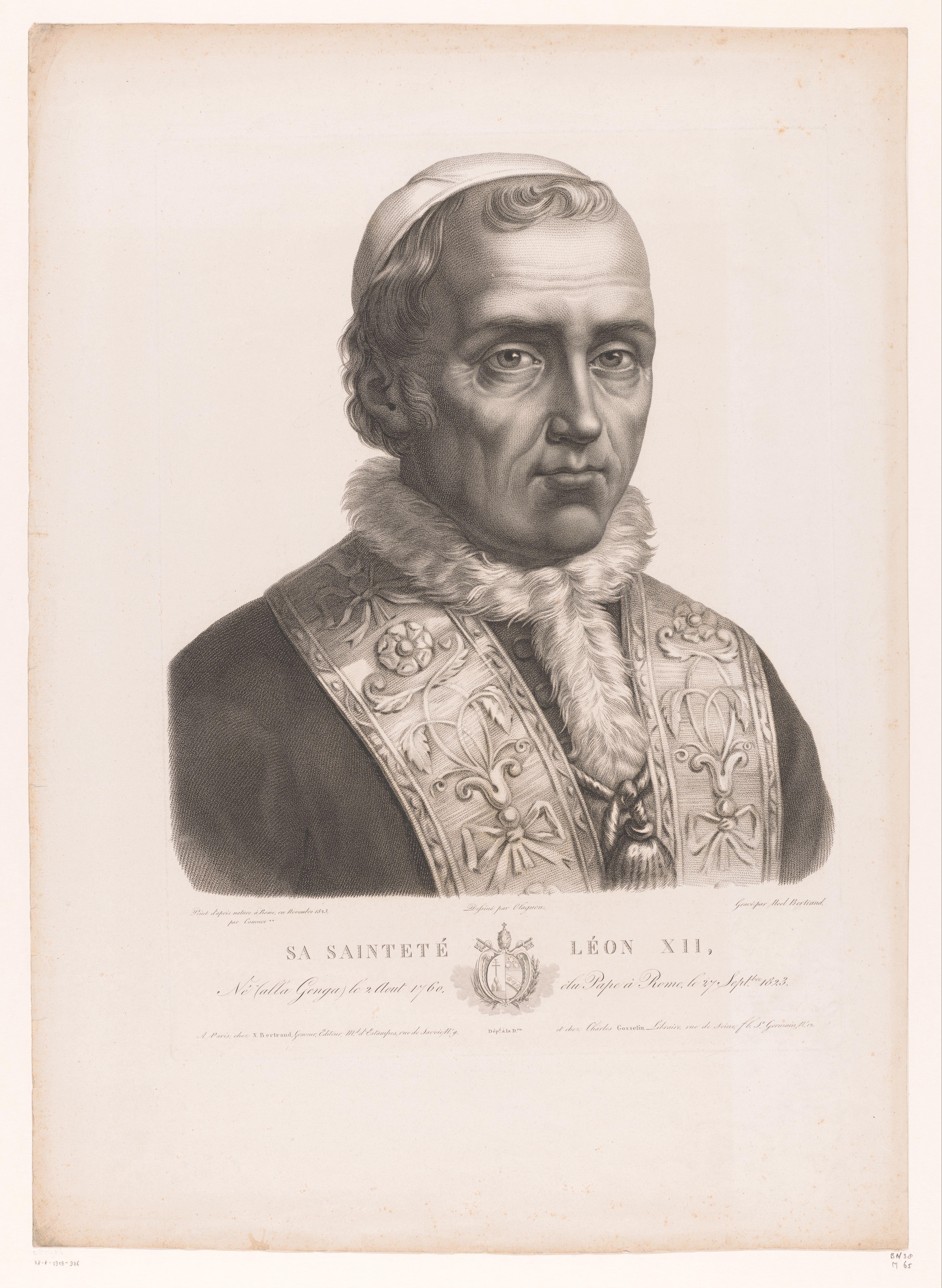 Portret van paus Leo XII