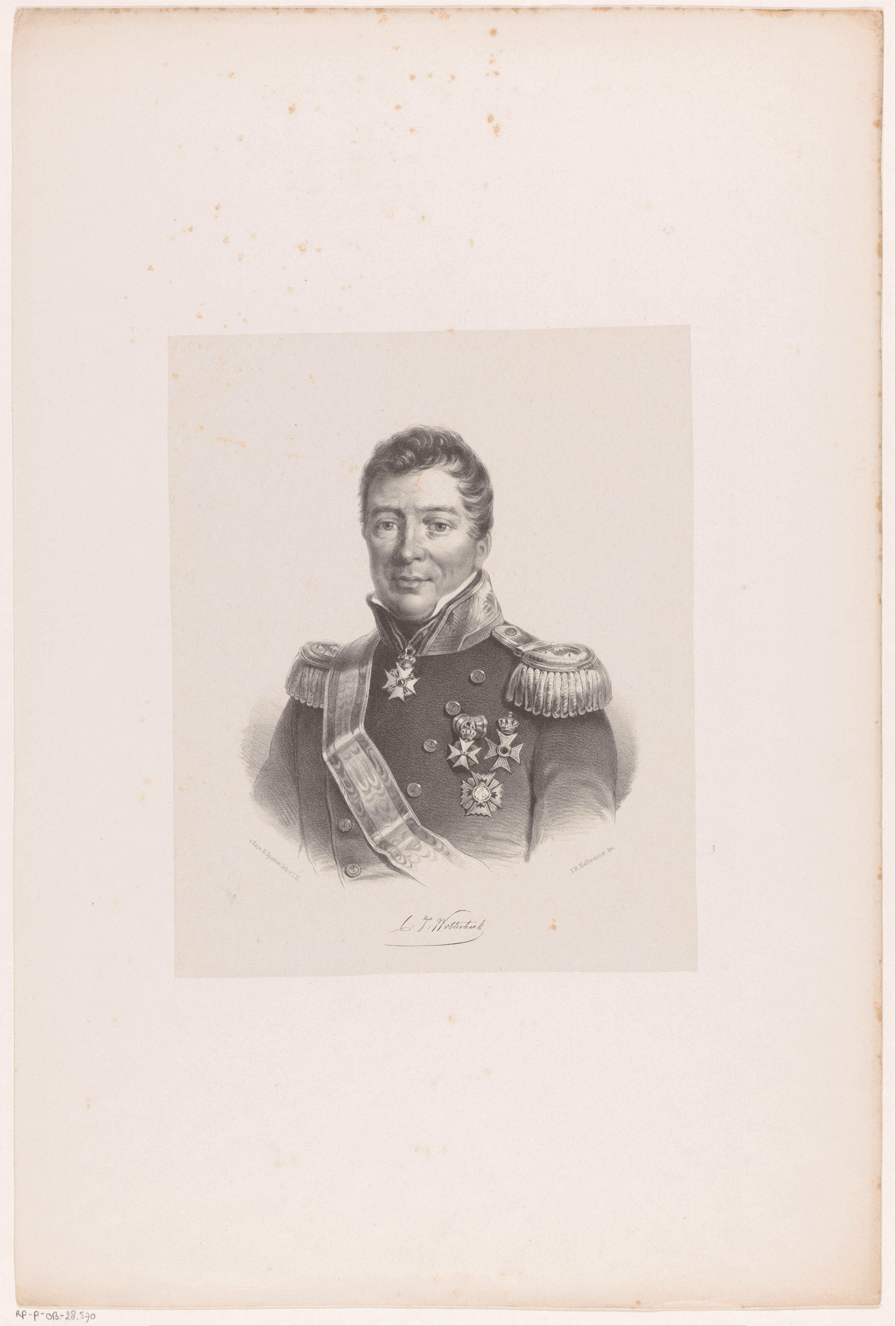 Portret van Constantijn Johan Wolterbeek