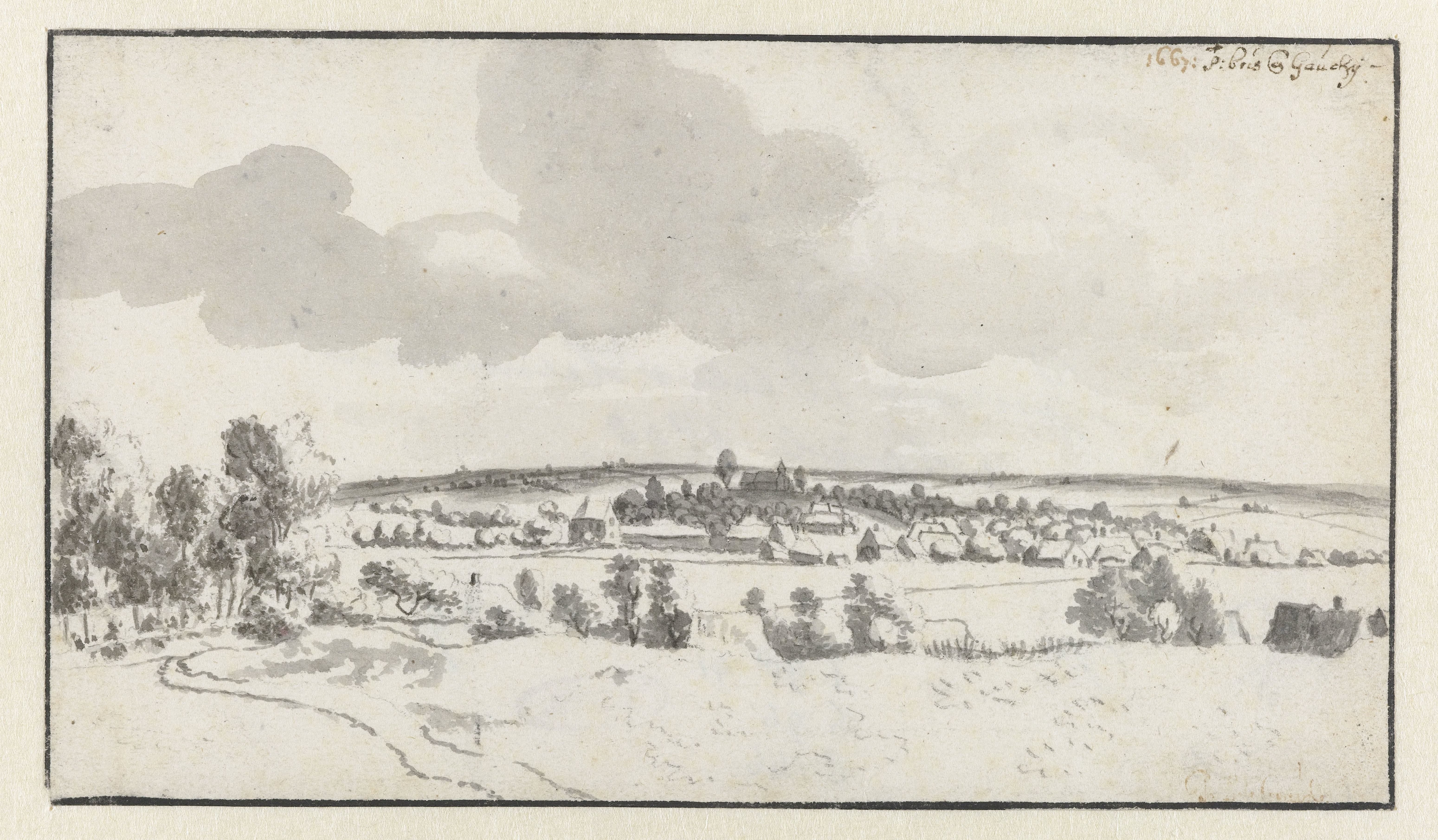 Hilly Landscape near Gauchy, Aisne, Hauts-de-France