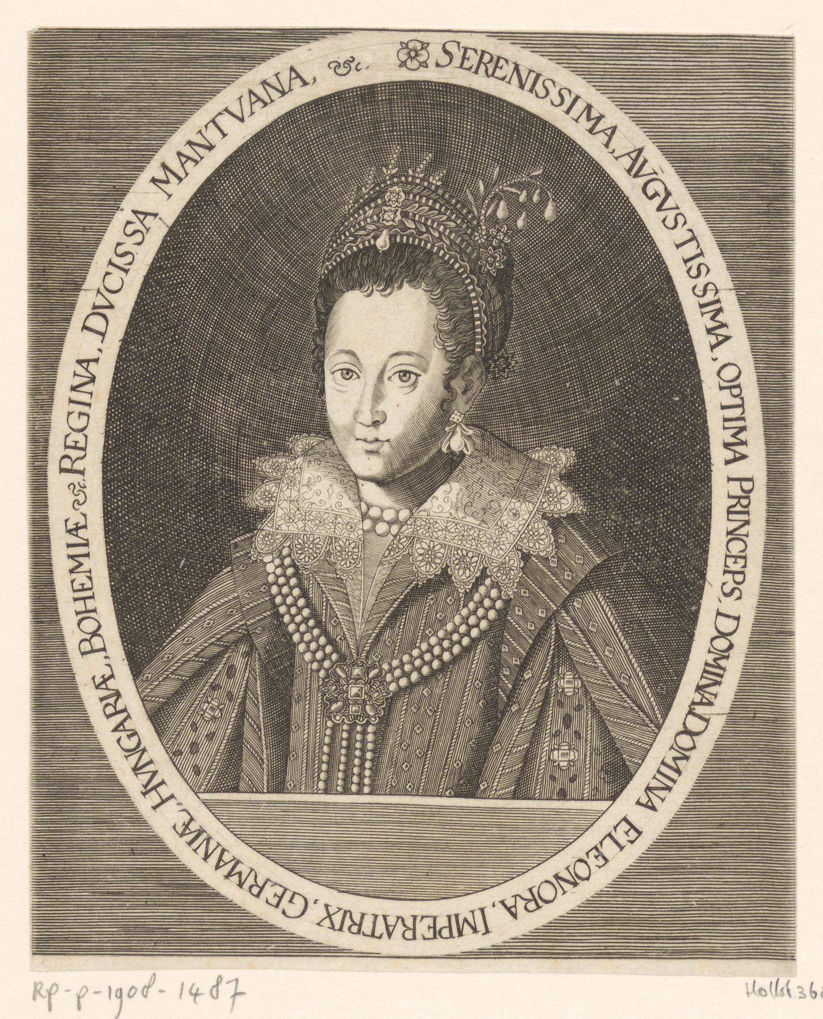 Portret van Eleonora Gonzaga