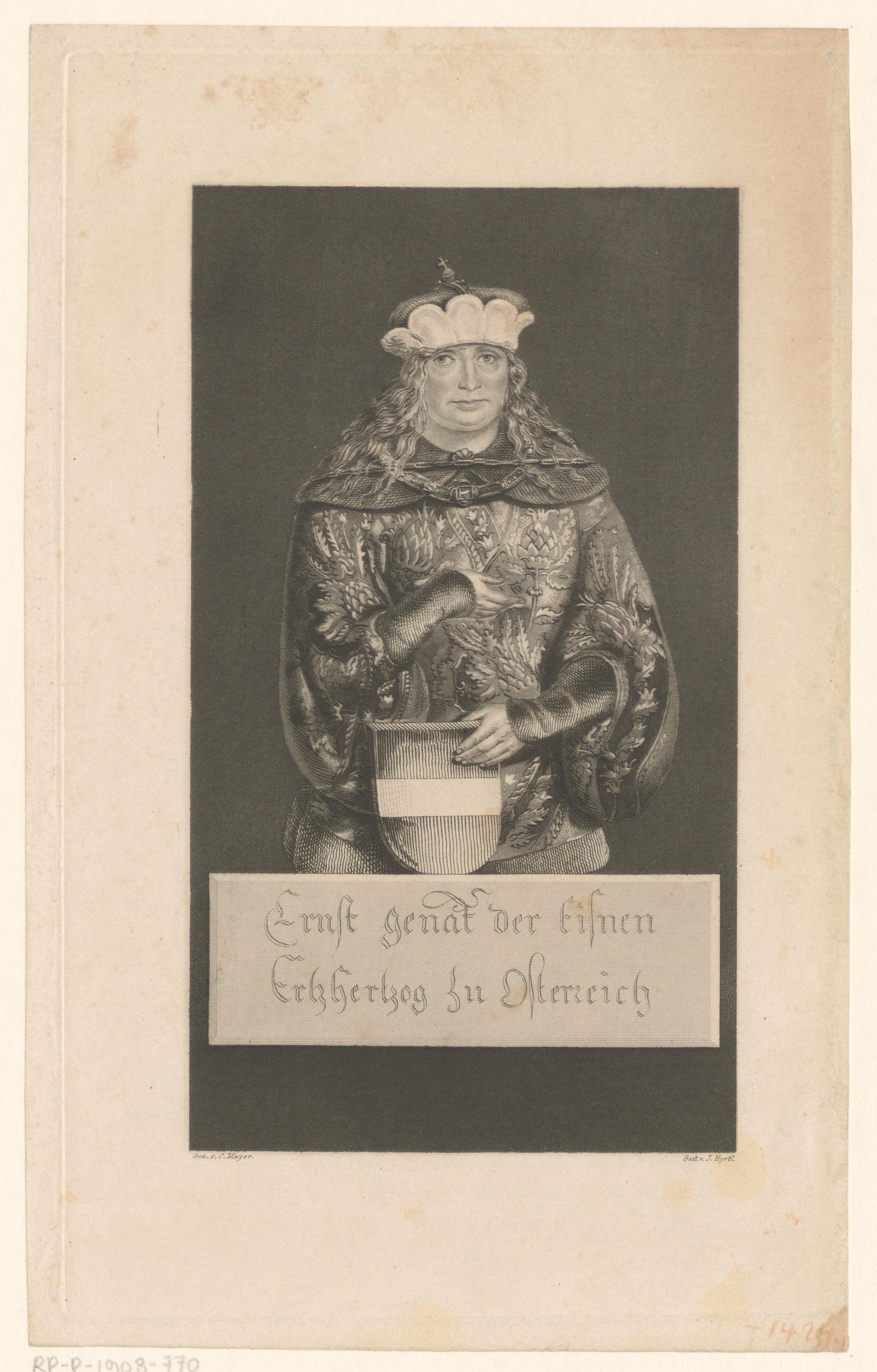 Portret van Ernst van Oostenrijk