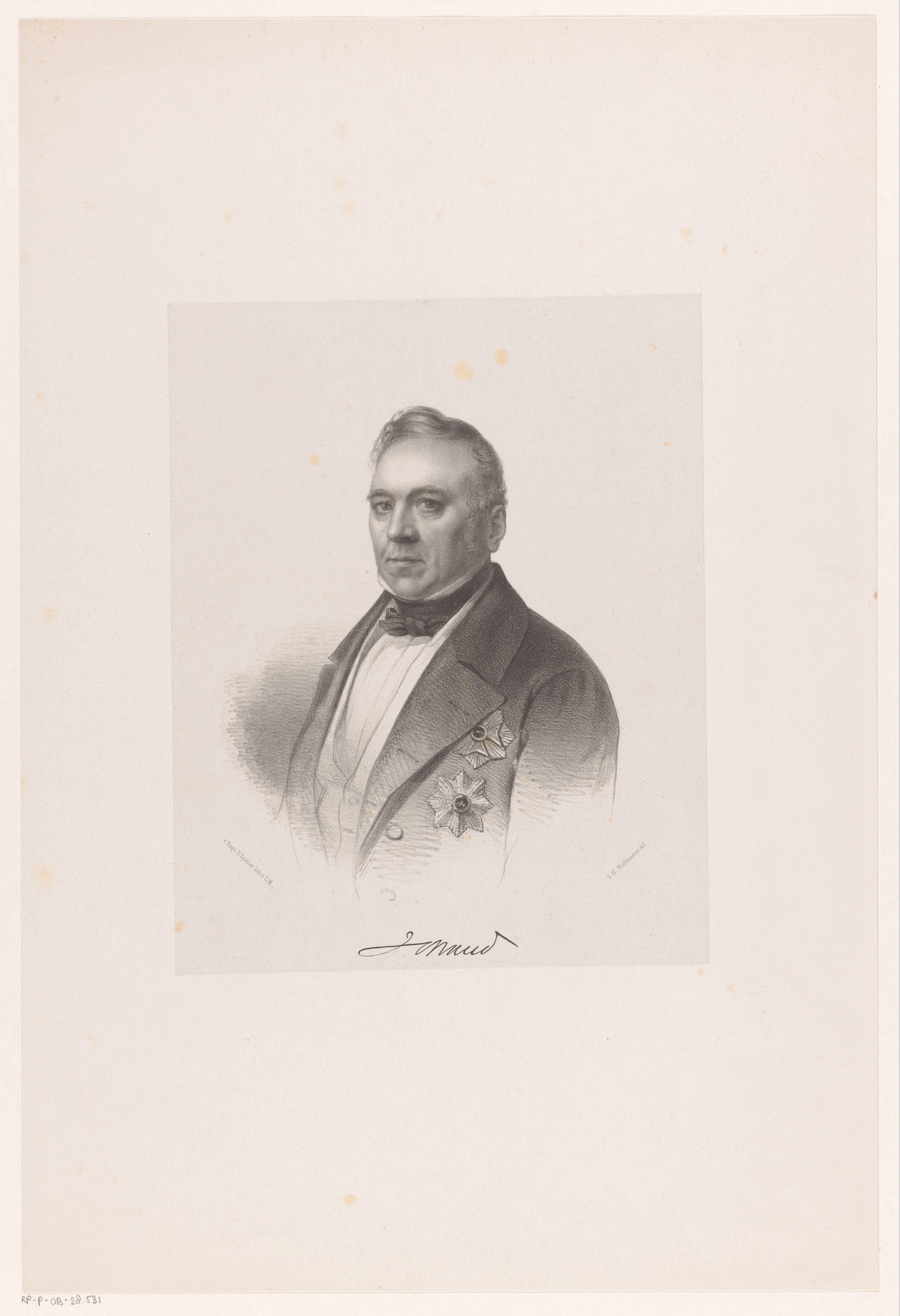 Portret van een onbekende man