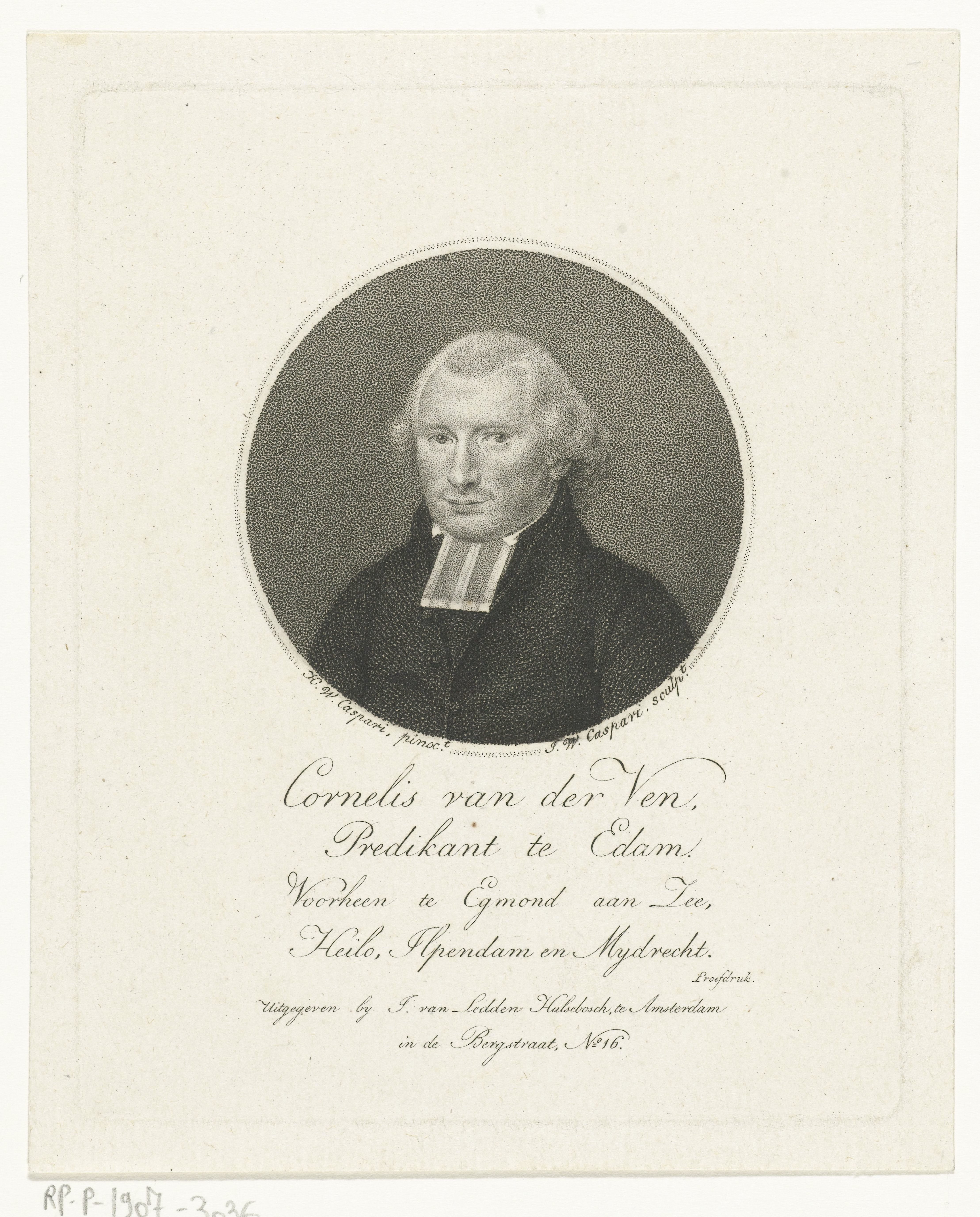 Portret van Cornelis van der Ven