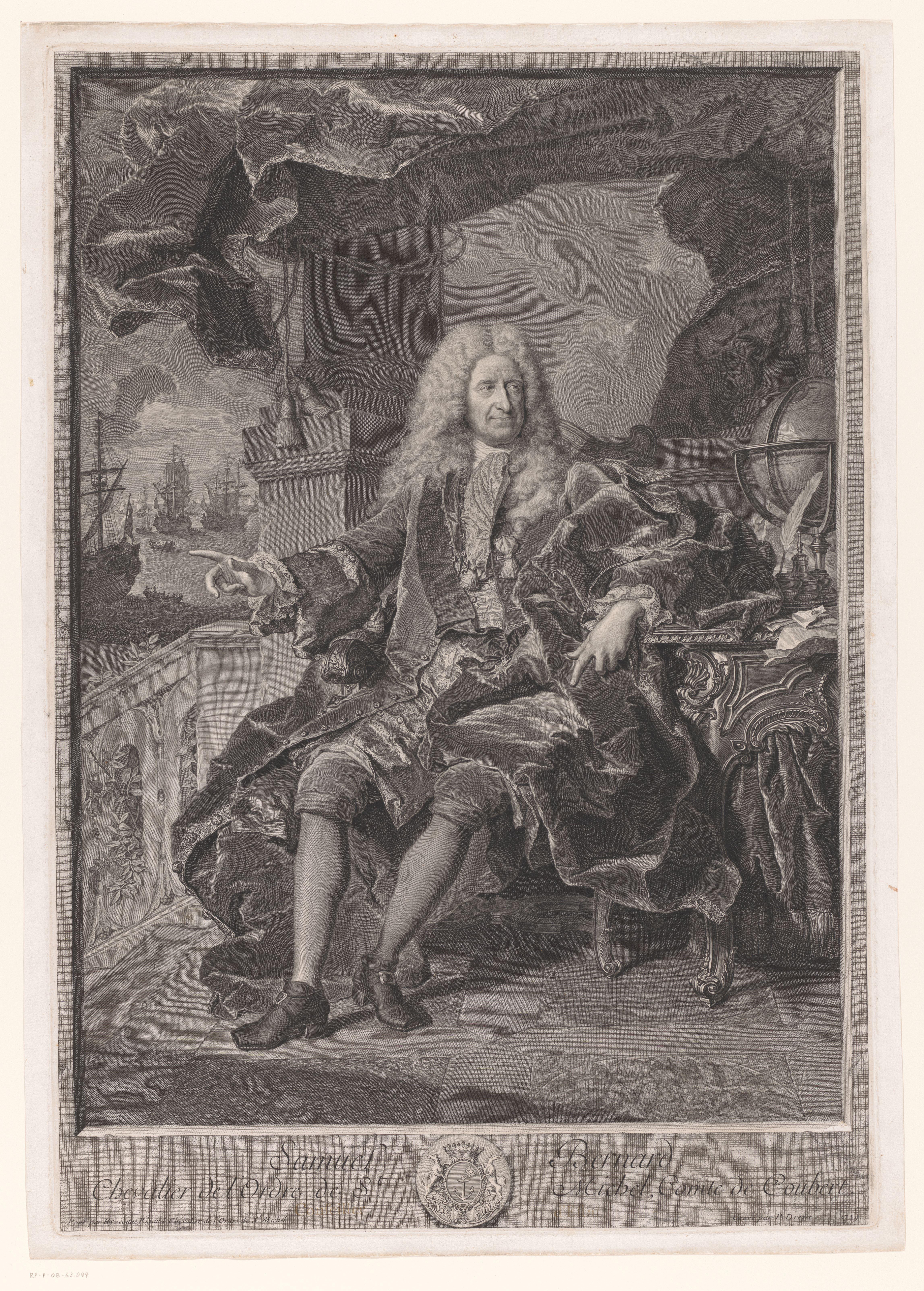 Portret van Samuel Bernard