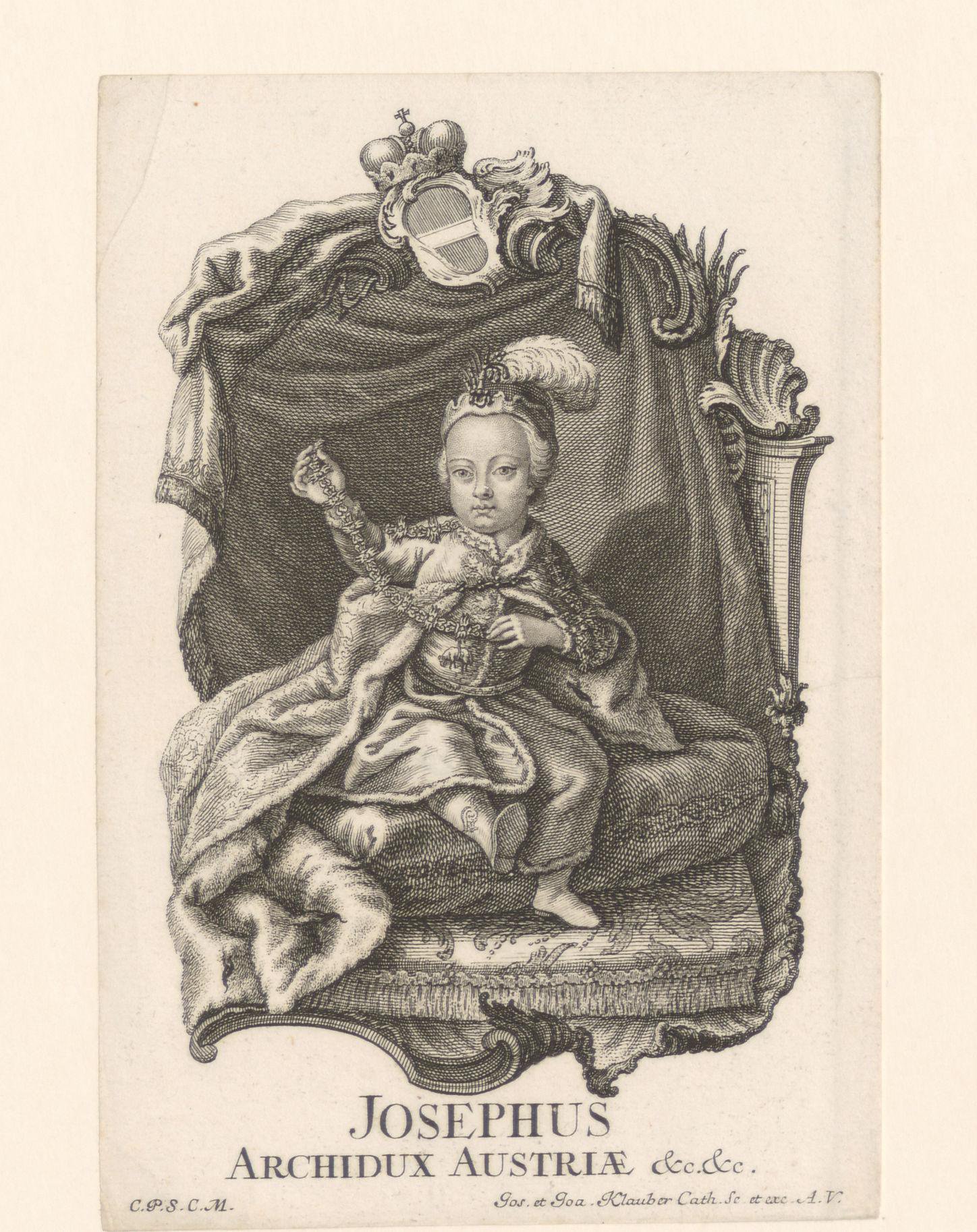 Portret van Karl Joseph von Habsburg-Lothringen