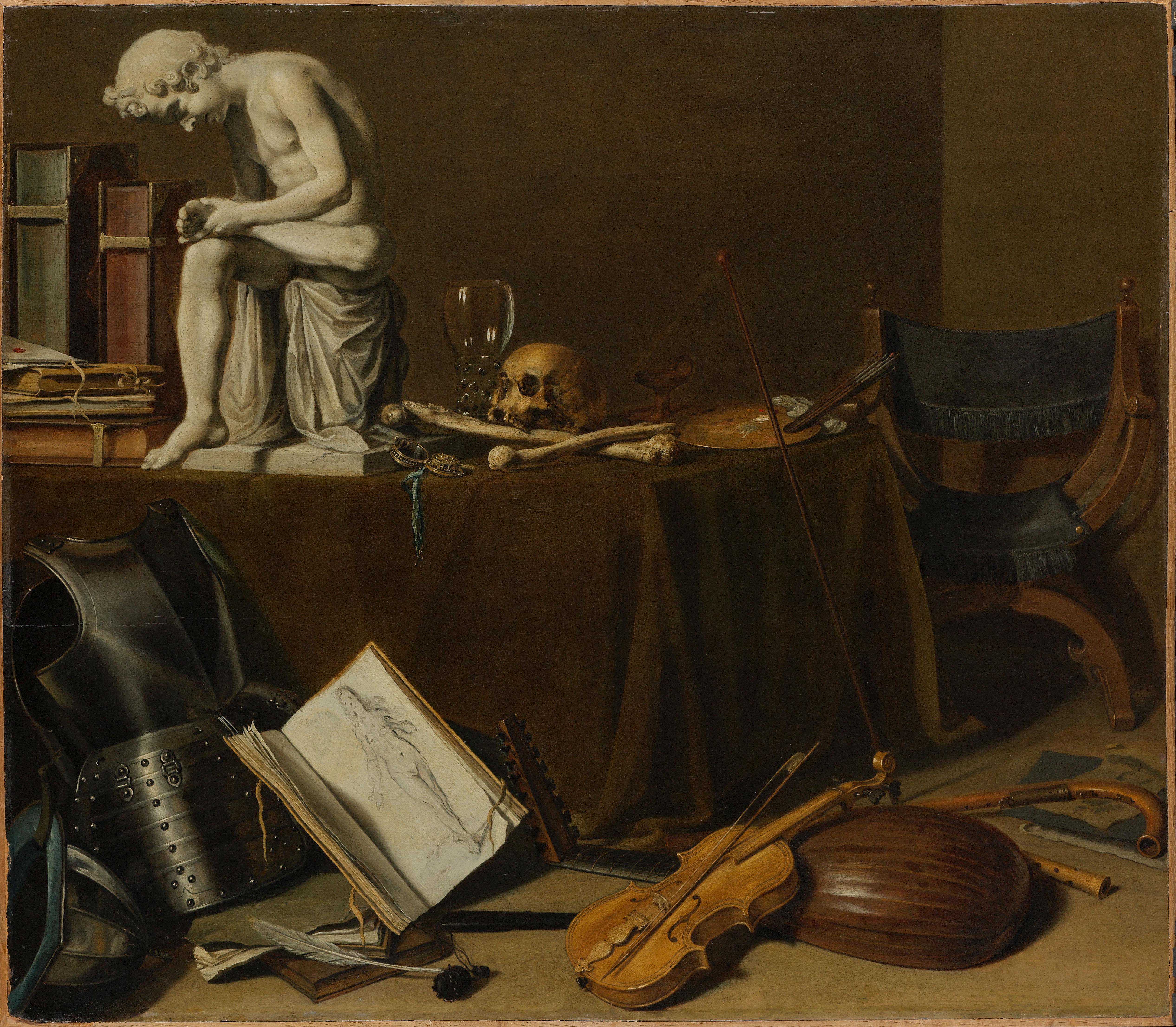 Vanitas Still Life with the Spinario