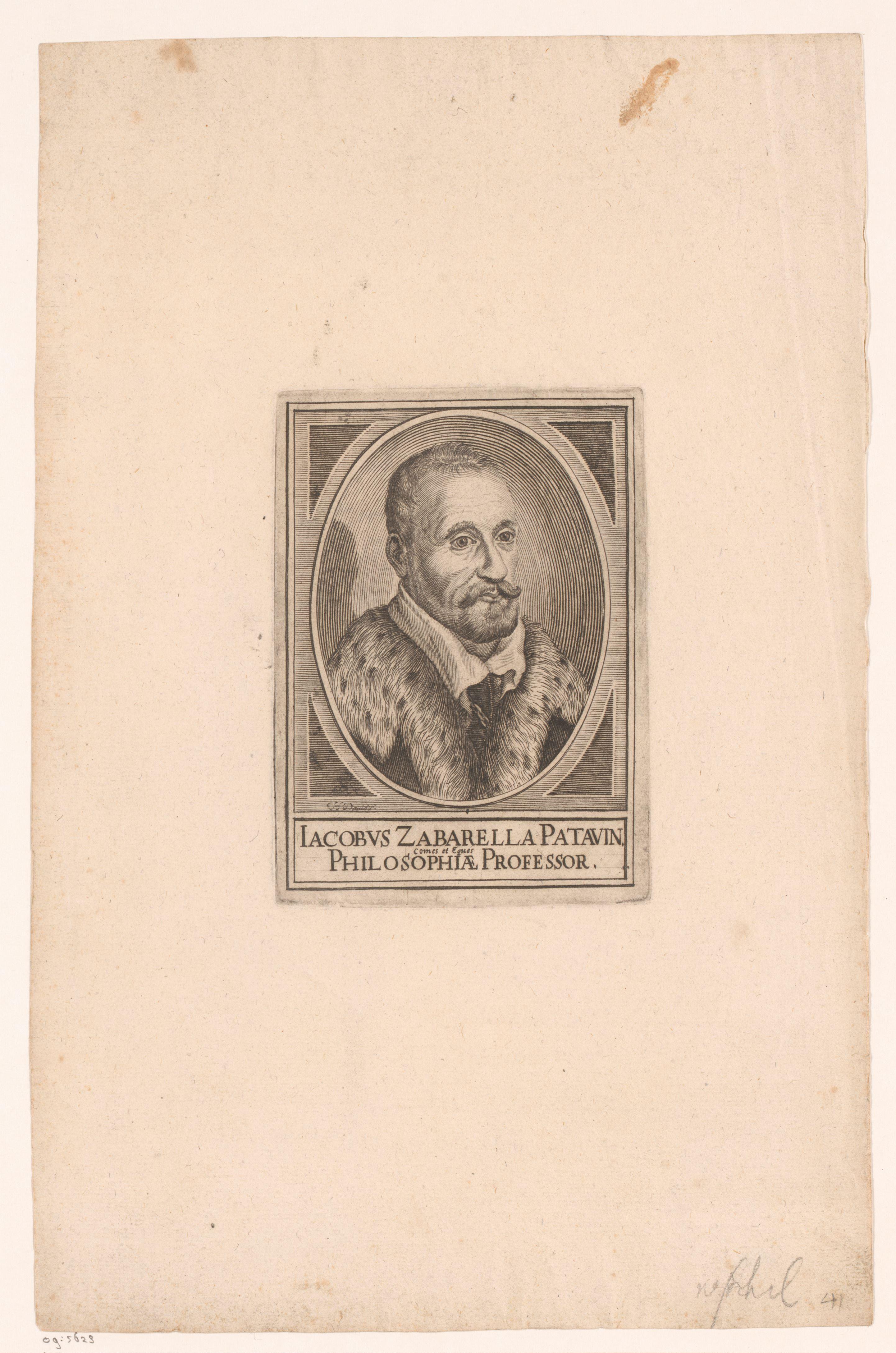 Portret van Jacopo Zabarella