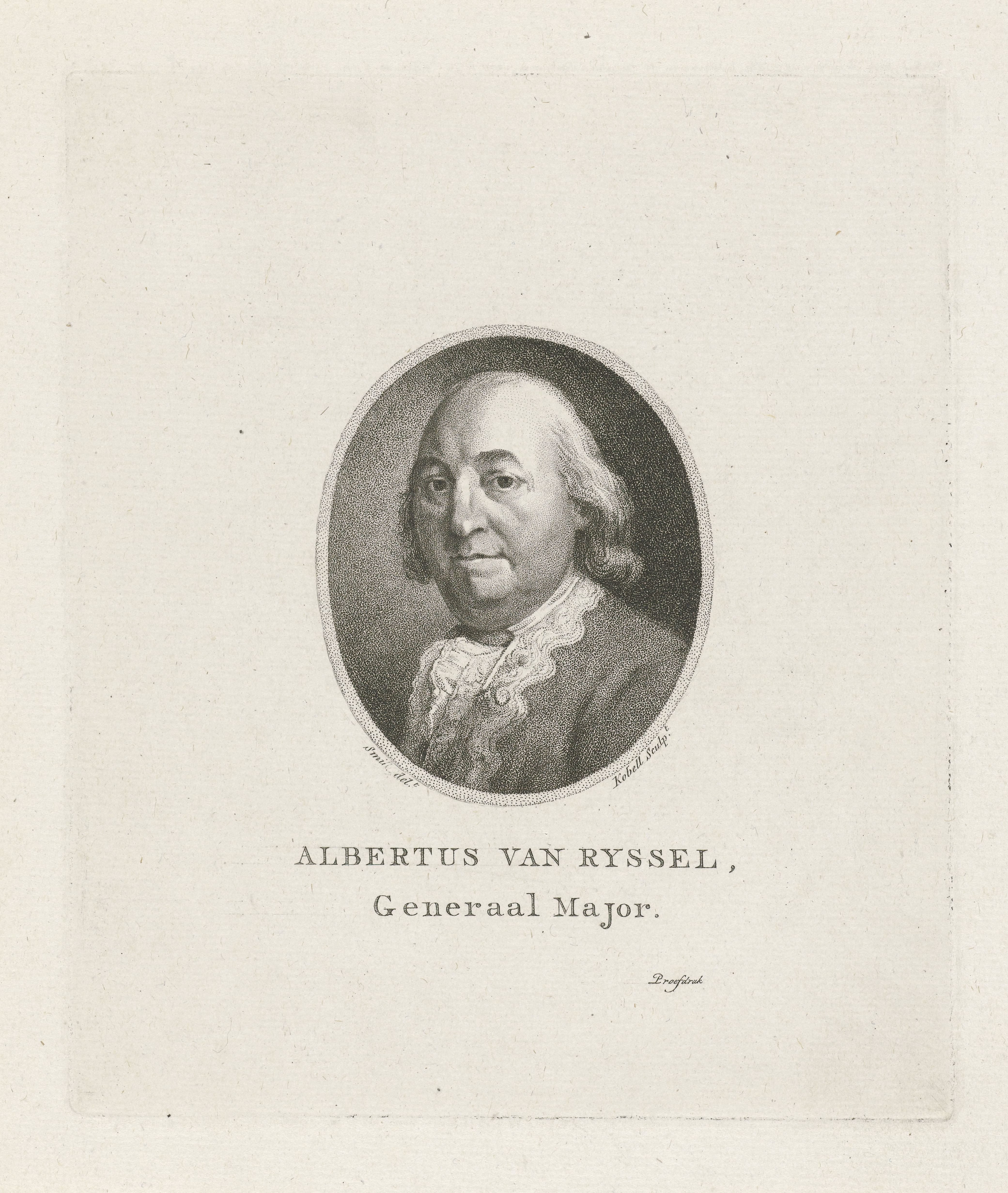 Portret van Albert van Ryssel